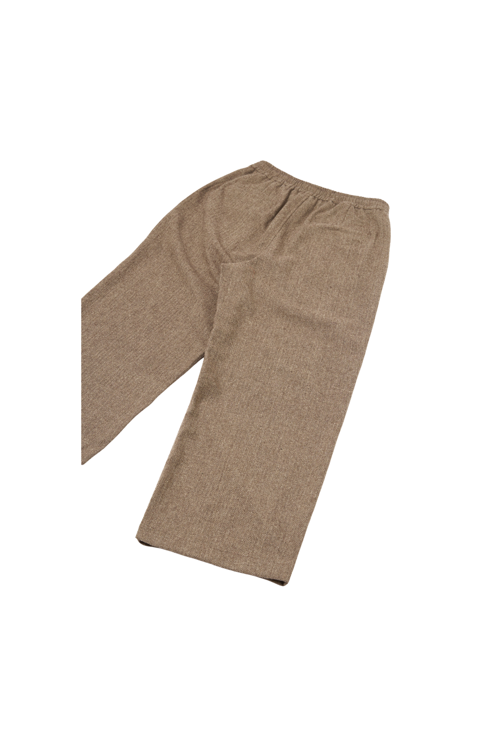 Brown Wool Herringbone Gillespie Pant by Universal Works