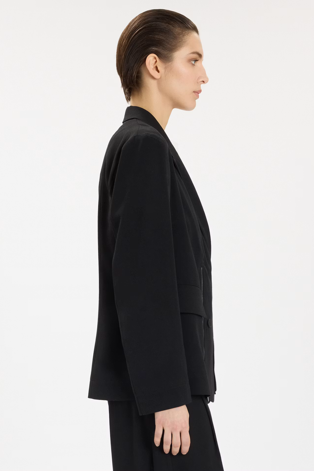 FRAZZLE DOUBLE-BREASTED BLAZER by HIGH LAB