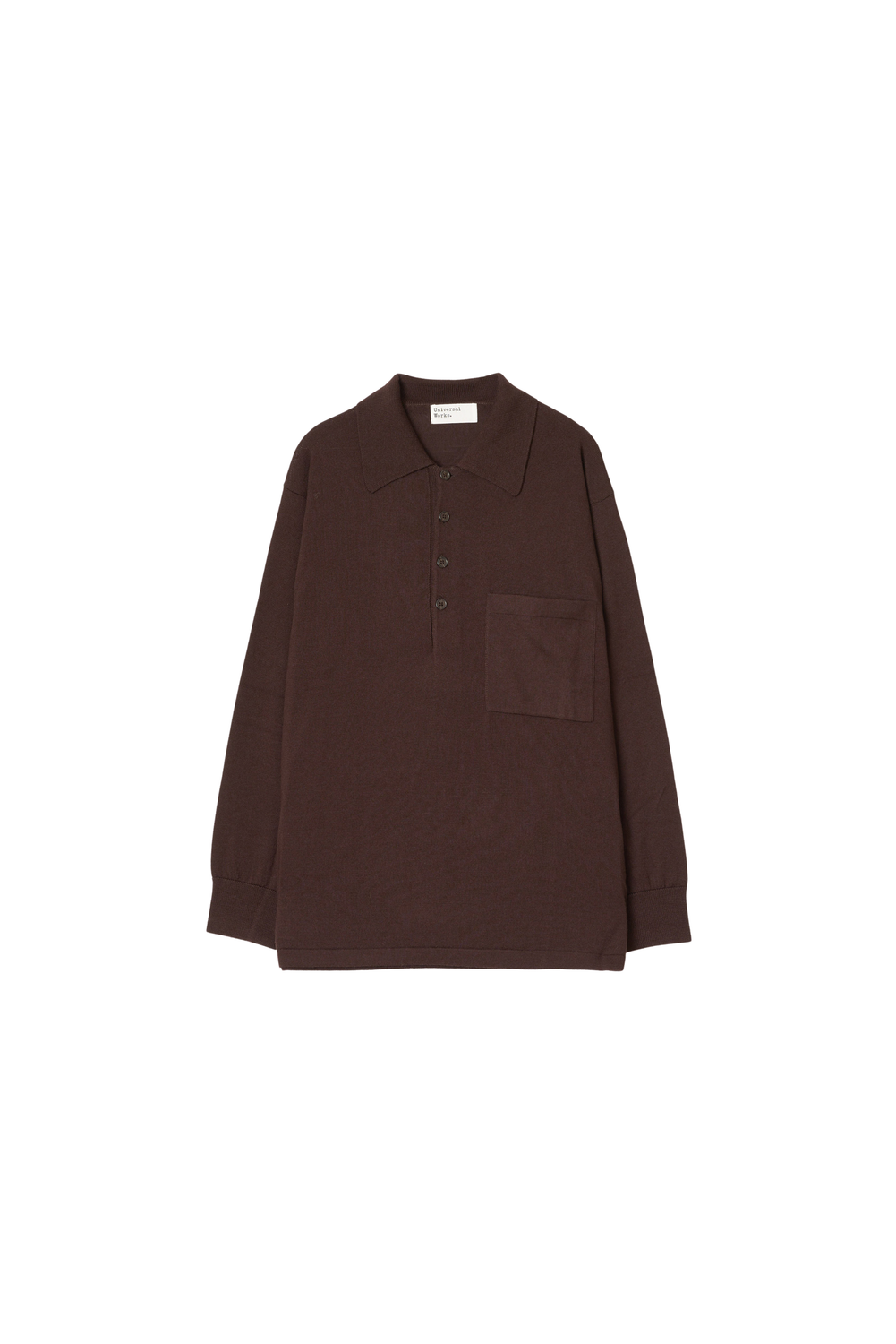 Expresso Merino L/S Pullover Knit Shirt by Universal Works