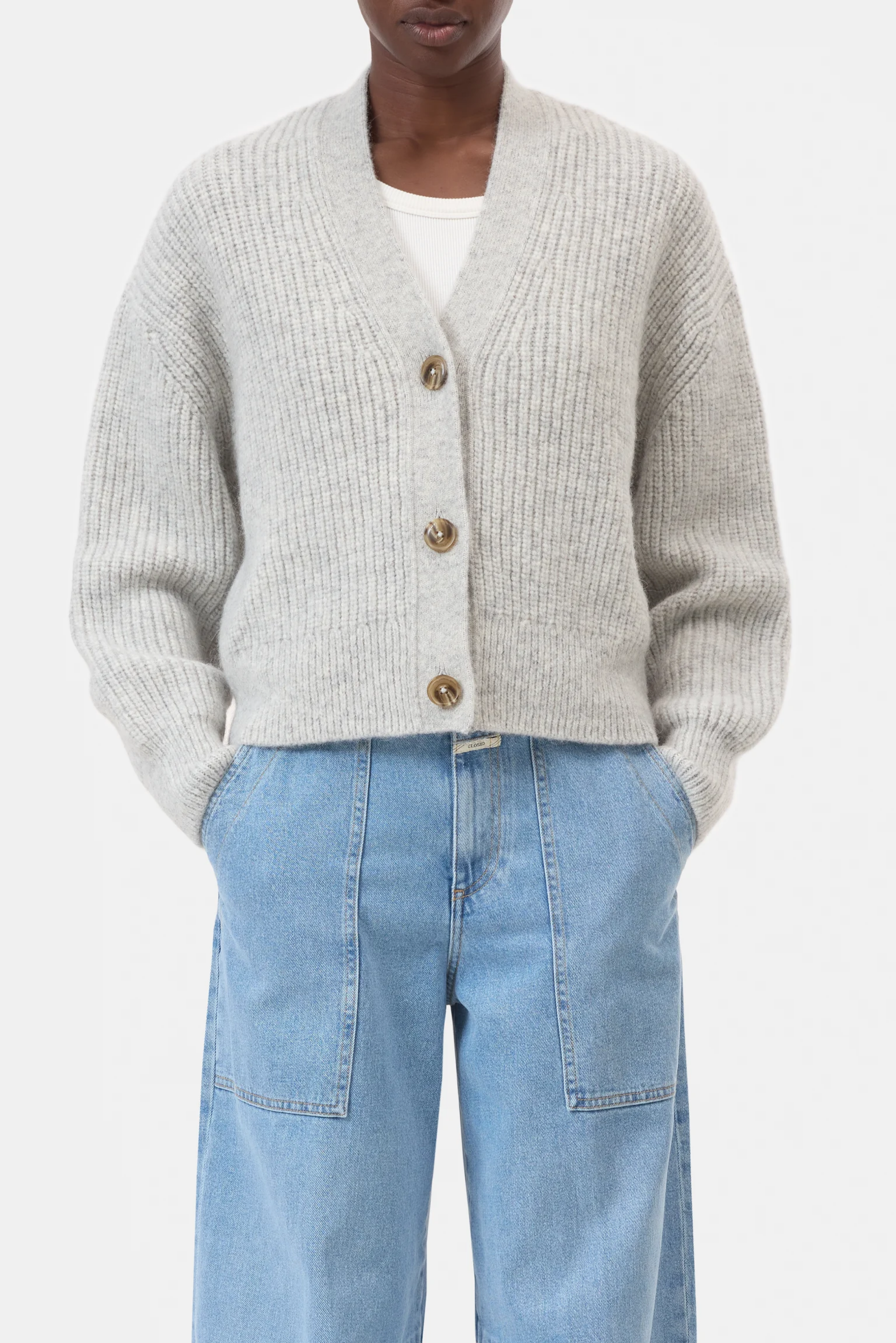 V NECK 127 Cardigan by Closed