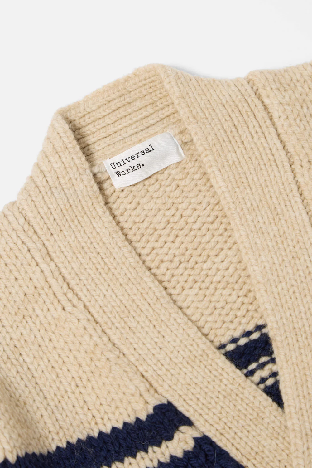 LANGDALE SAND Cardigan by Universal Works