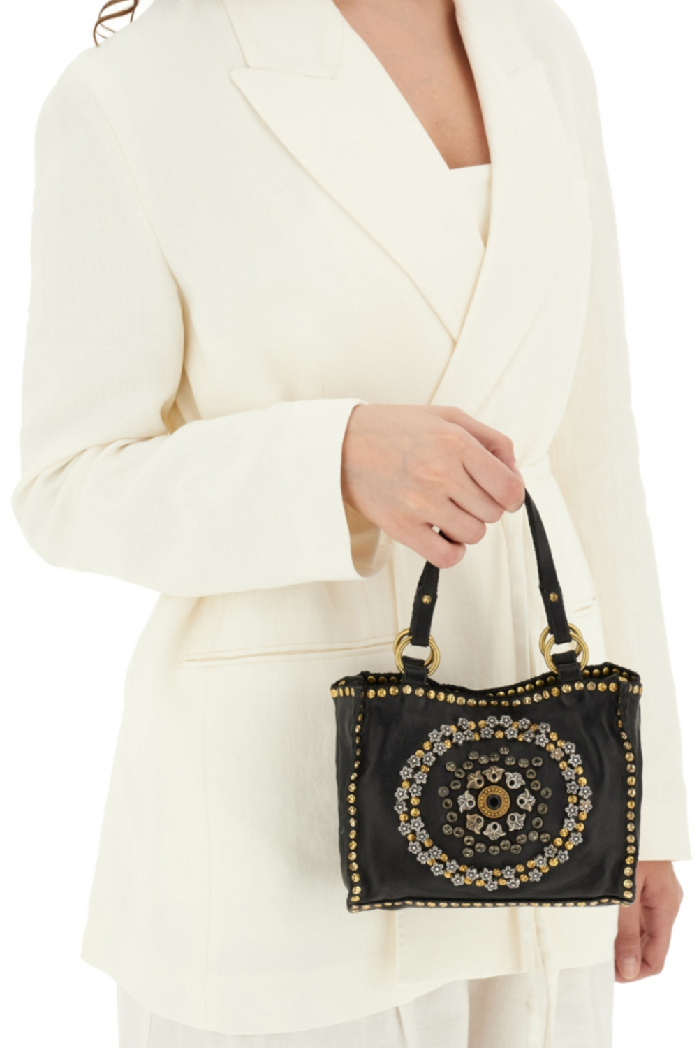 DAFNE NERO Crossbody Bag by Campomaggi