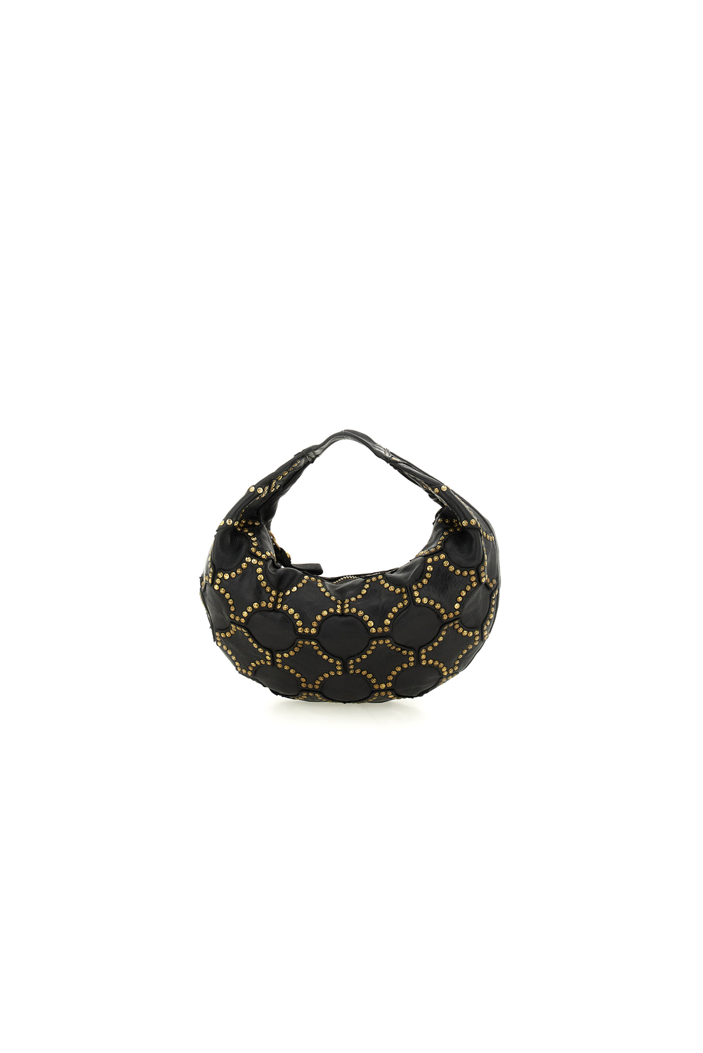 MARISA M BLACK STUDDED shoulder bag by Campomaggi
