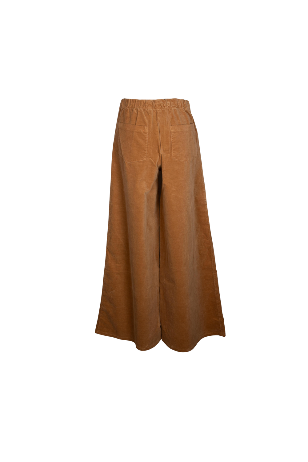 CAROL VELVET BEIGE Trousers by Clan Upstairs Private Label