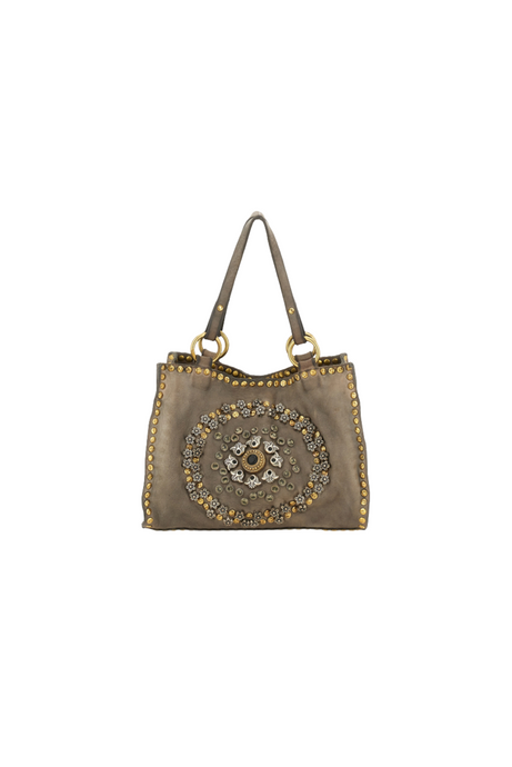 DAFNE CEMENTO Crossbody Bag by Campomaggi