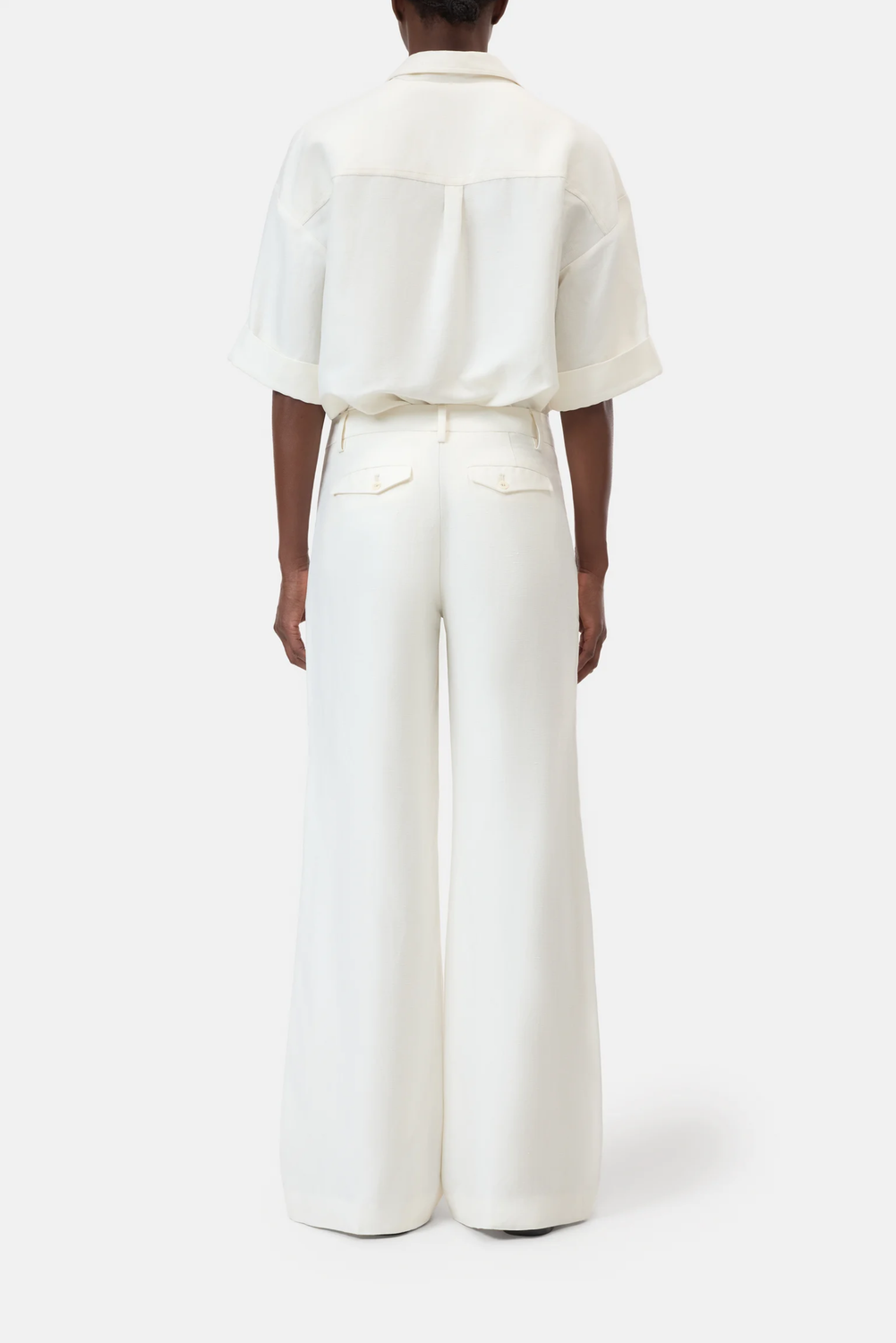 FLARED PANTS - FLYE IVORY (218) by Closed