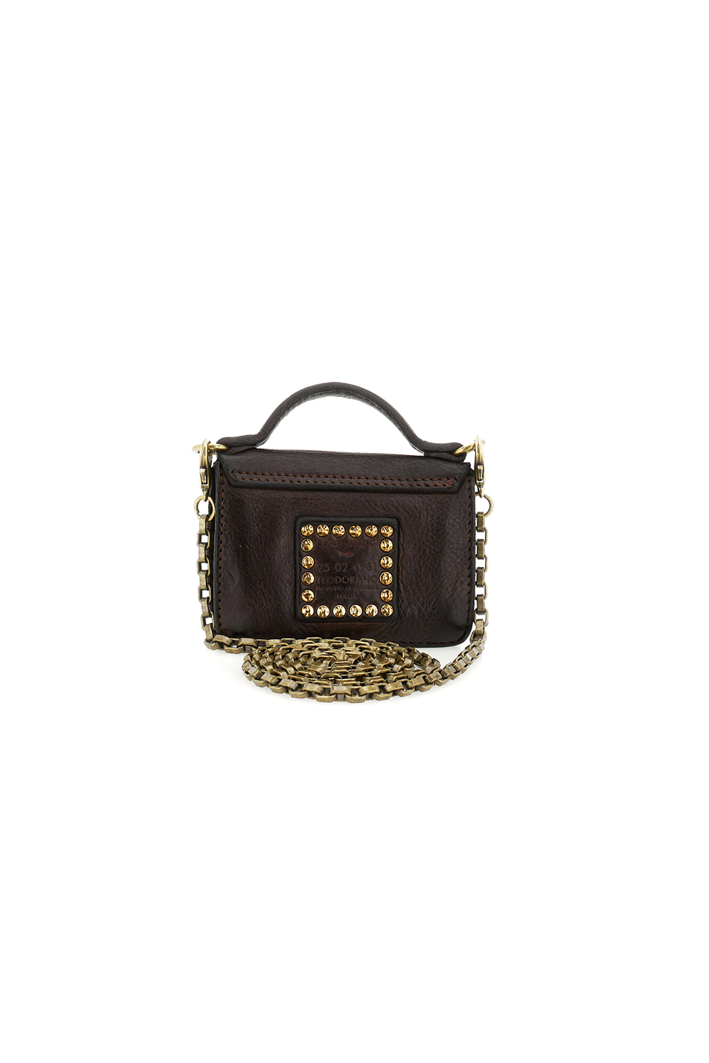 AURORA BROWN STRUCTURED crossbody bag by Campomaggi