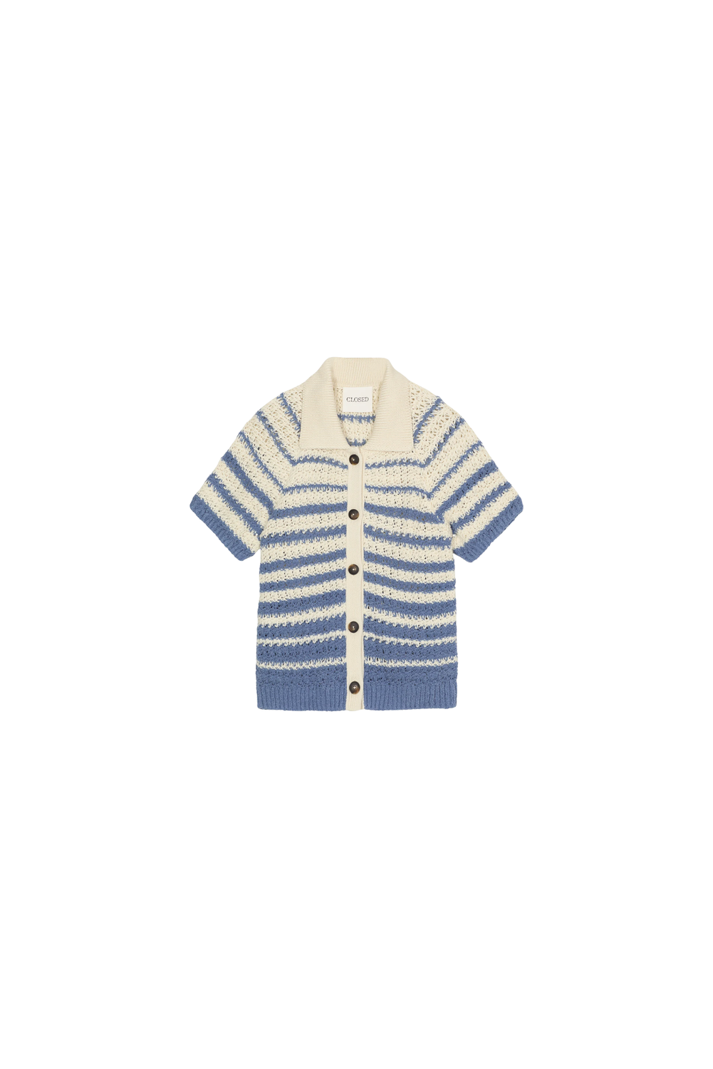 STRIPED POLO CARDIGAN 531 by Closed