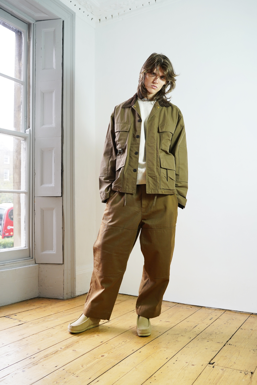 HUNTER KIMONO DARK OAK Jacket by Standard Types