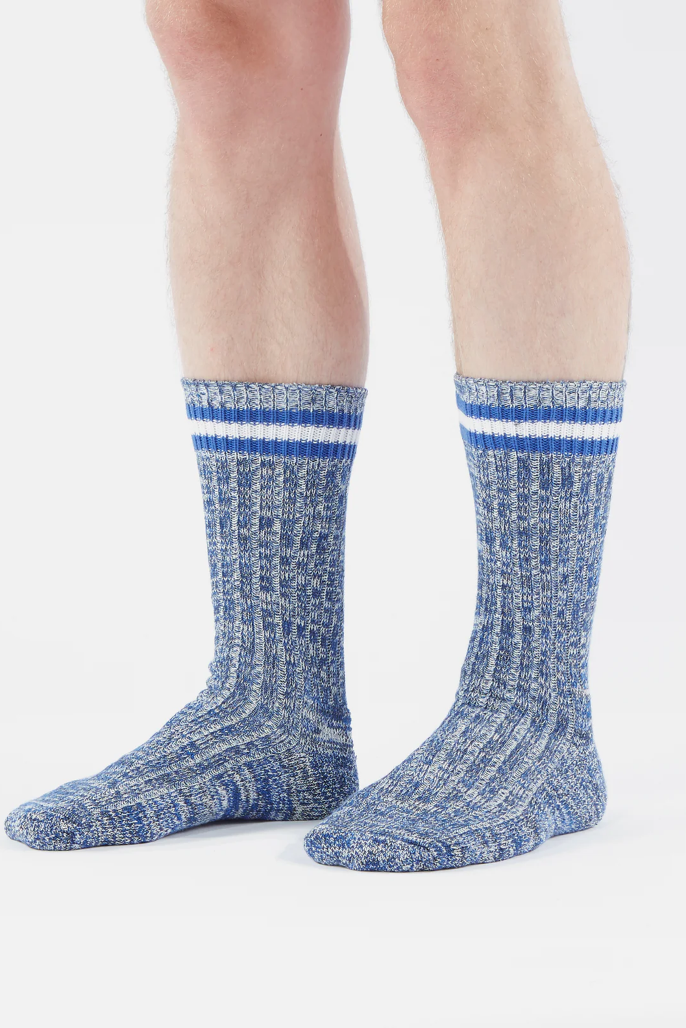 EVERYDAY STRIPE CORNISH BLUE Socks by Universal Work