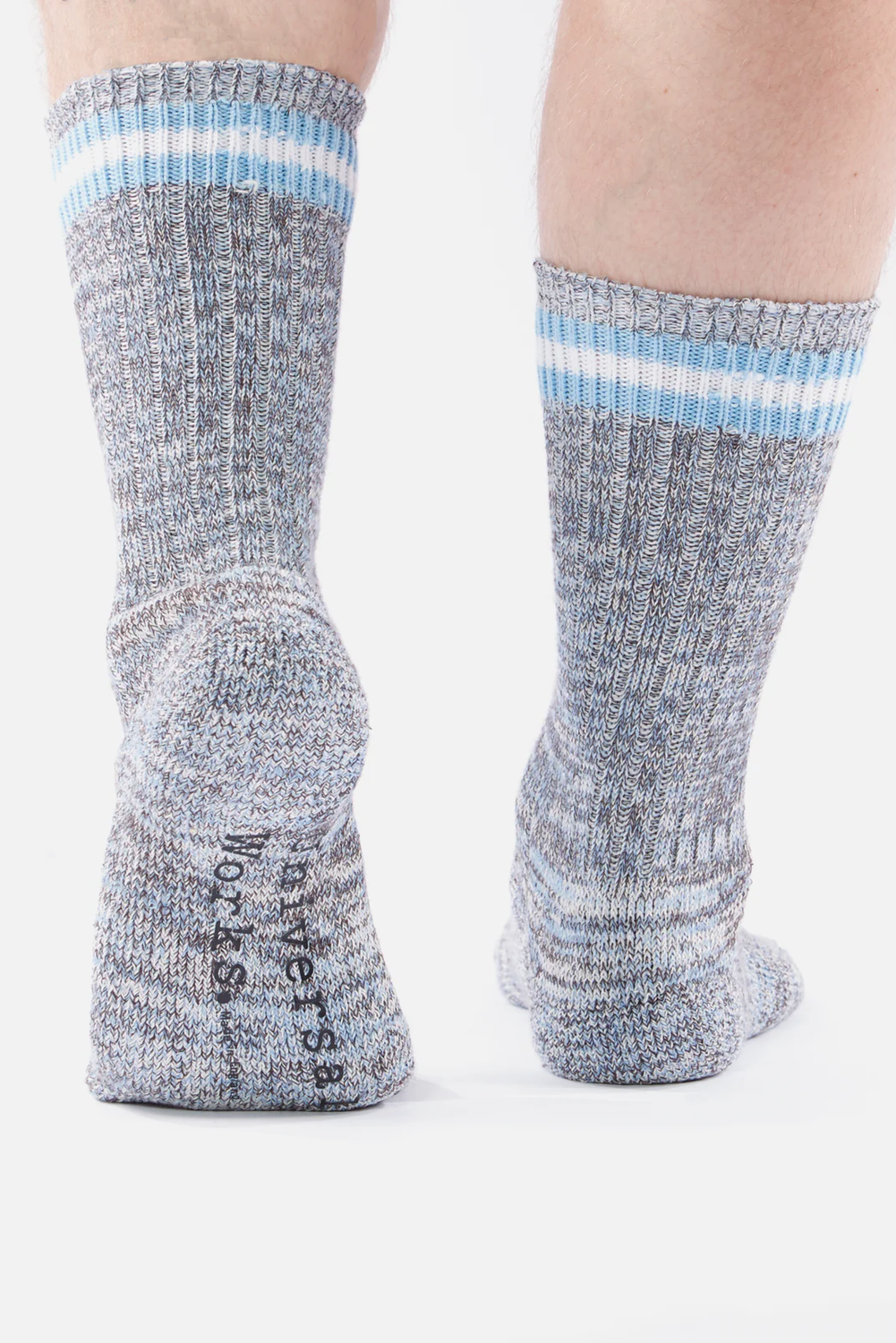 EVERYDAY STRIPE NAVY Socks by Universal Work