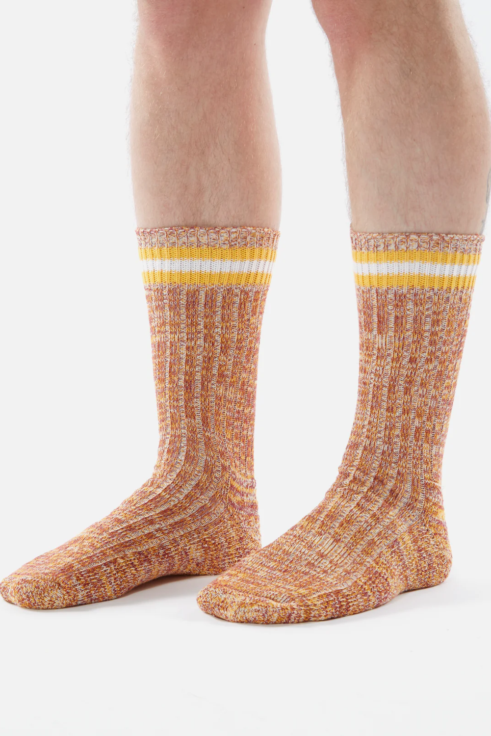 EVERYDAY STRIPE YELLOW Socks by Universal Work
