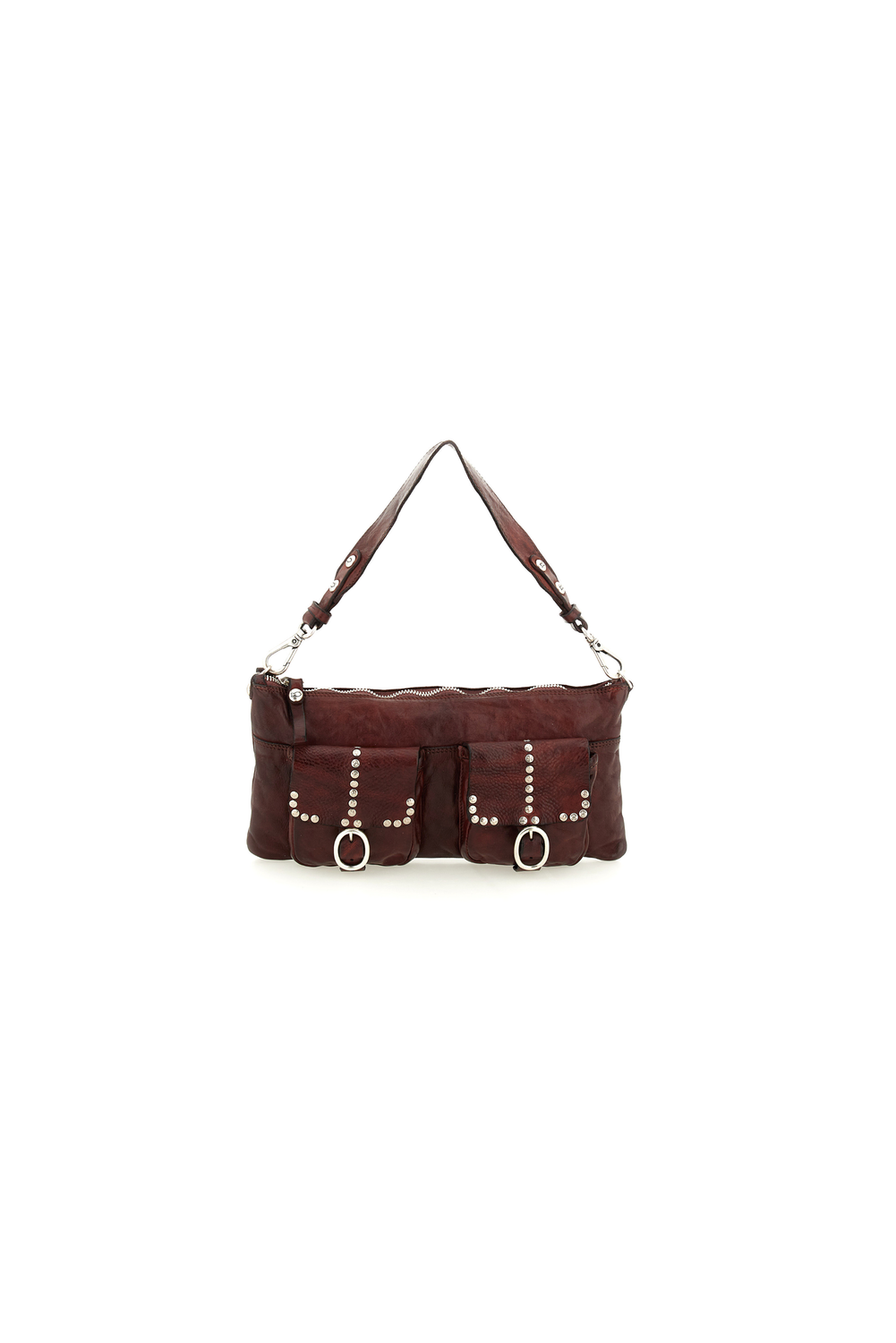 OTTAVIA BURGUNDY UTILITY shoulder bag by Campomaggi