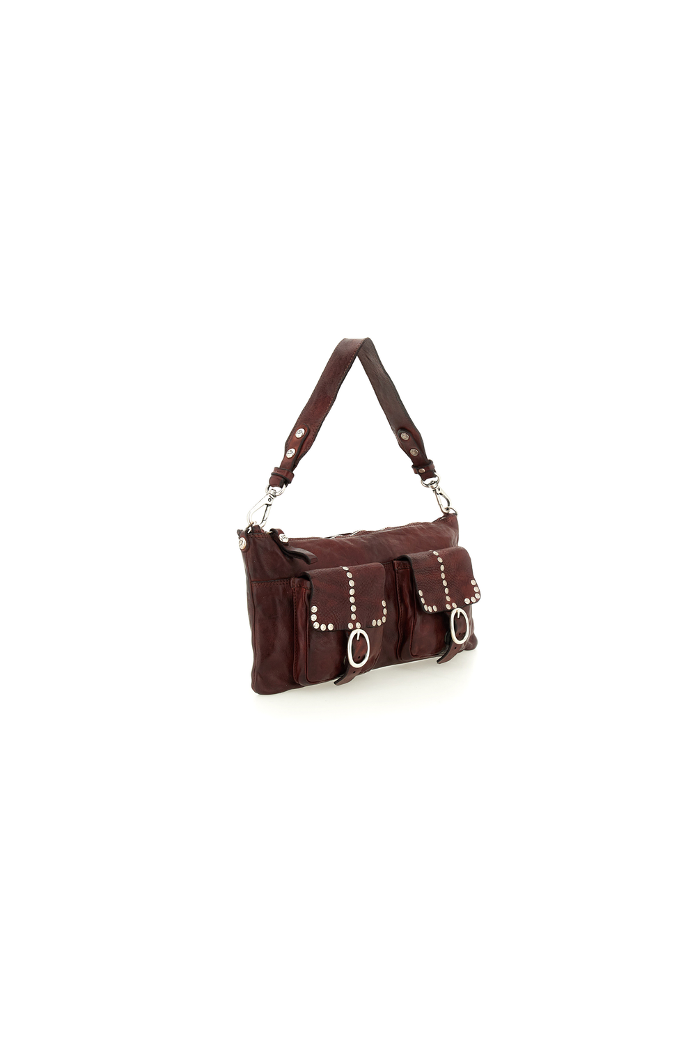 OTTAVIA BURGUNDY UTILITY shoulder bag by Campomaggi