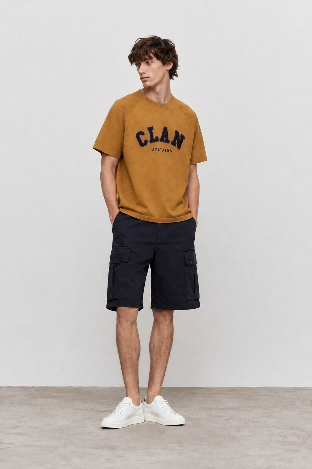 FABE GABA TEX SHORTS BLU by Clan Upstairs Private Label