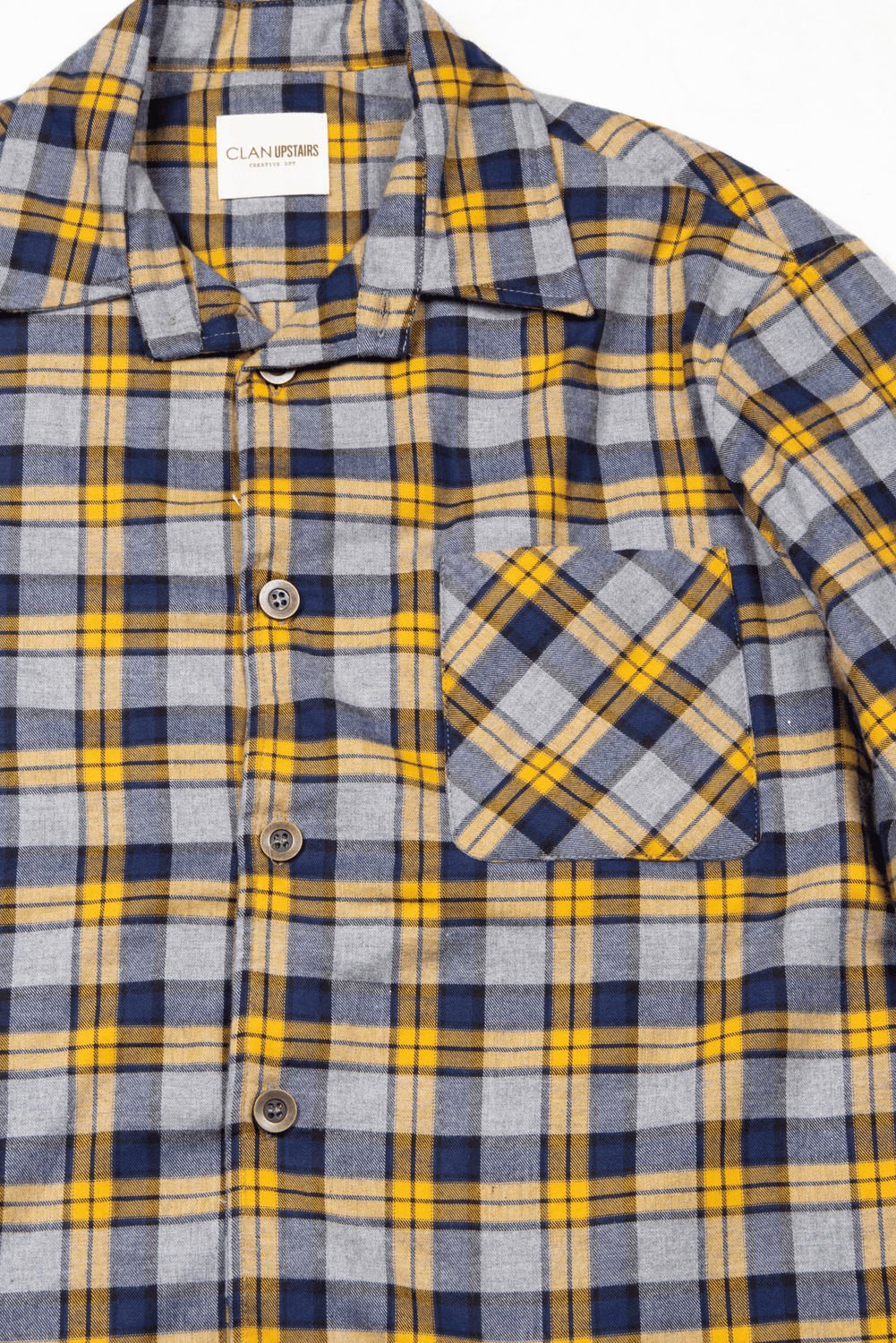 FUMI WOOL C/GIALLO Shirt by Clan Upstairs Private Label