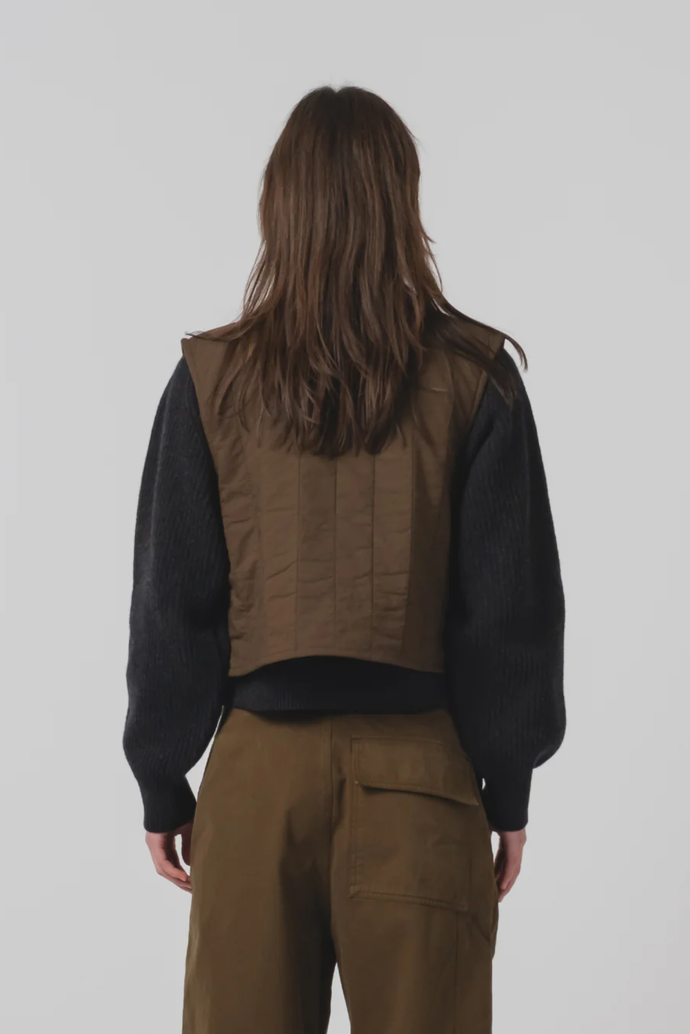 CORK QUILTED JAVA BROWN Vest by Eat Dust