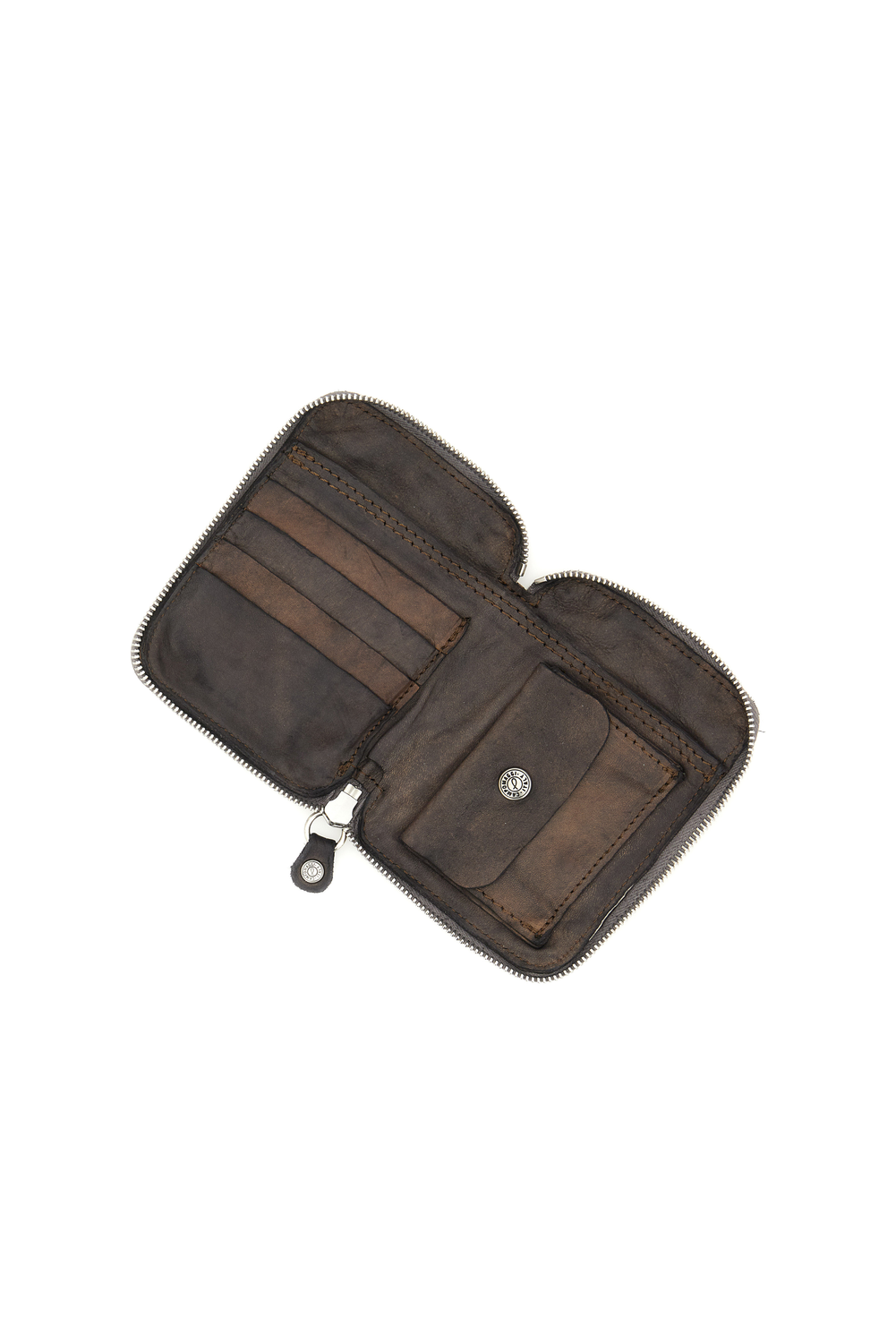 TOSCA CROCODILE LEATHER GREY wallet by Campomaggi
