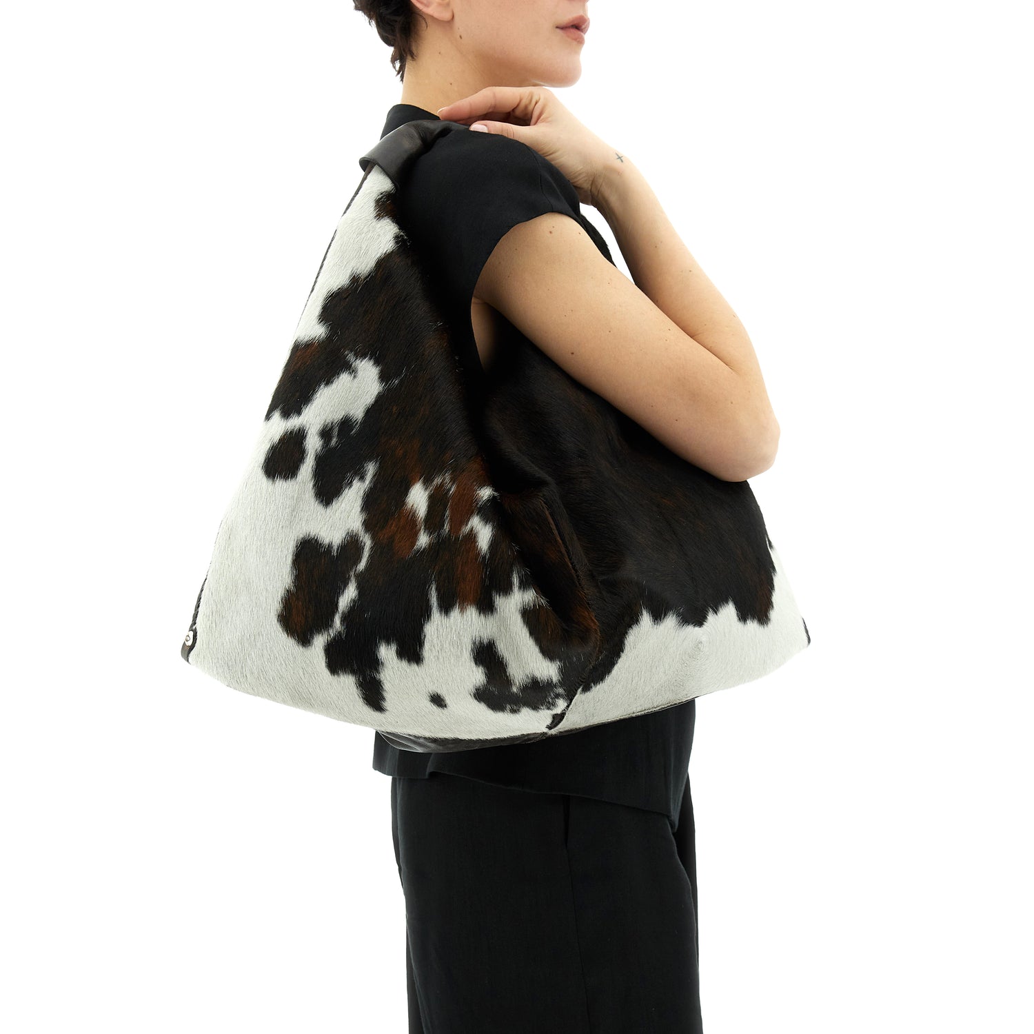 ATENA BROWN COWHIDE Shoulder bag by Campomaggi