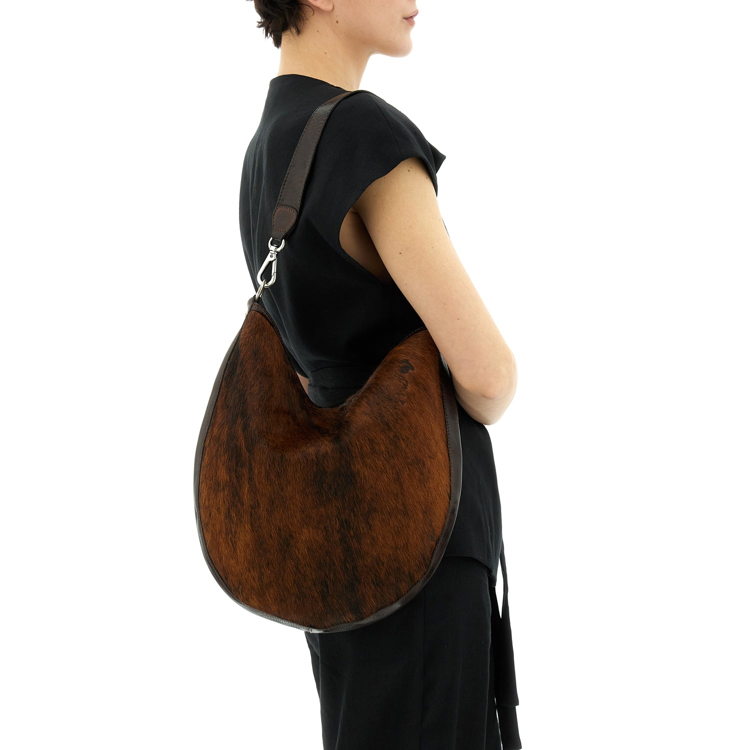 GIANNA BROWN COWHIDE shoulder bag by Campomaggi