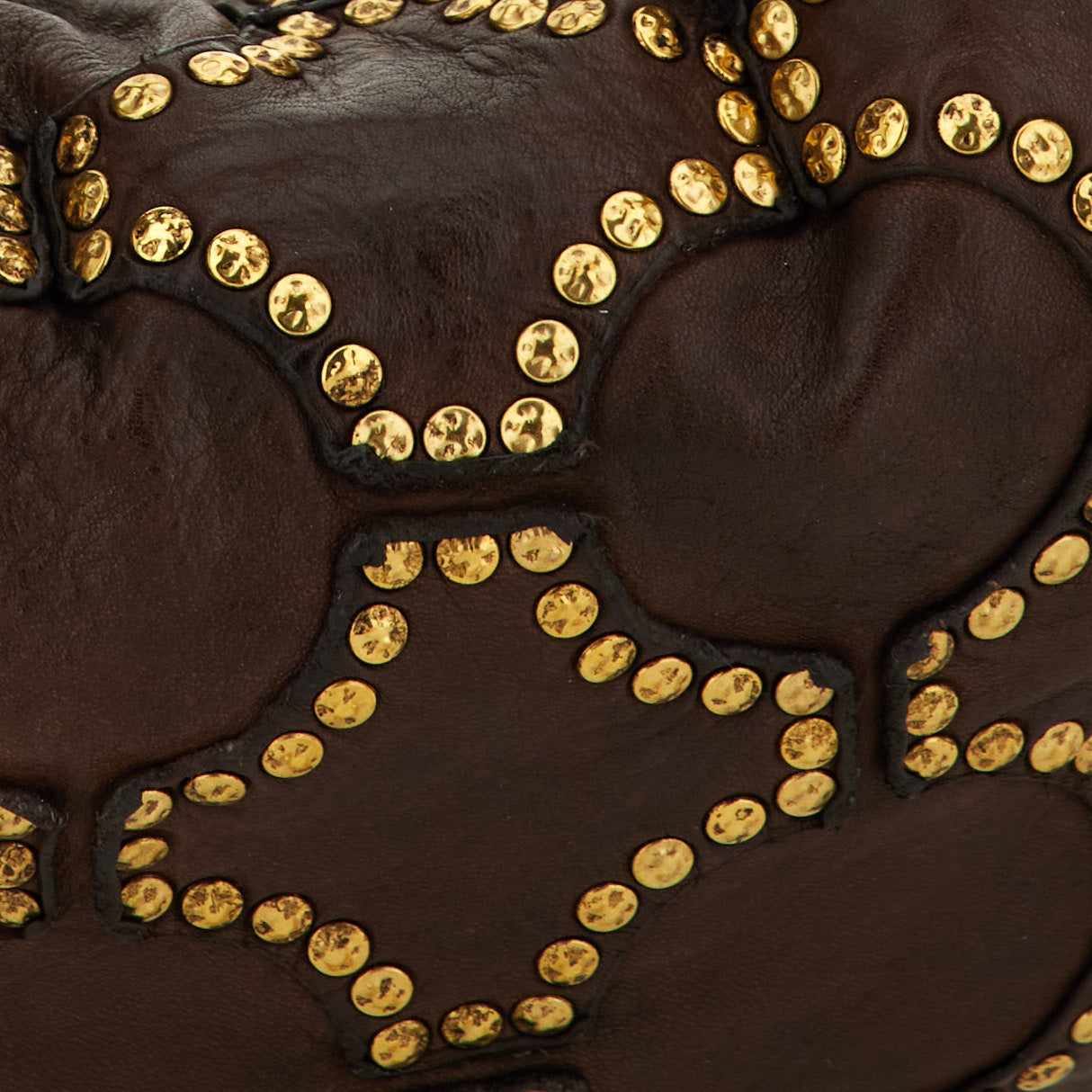 MARISA L BROWN STUDDED shoulder bag by Campomaggi