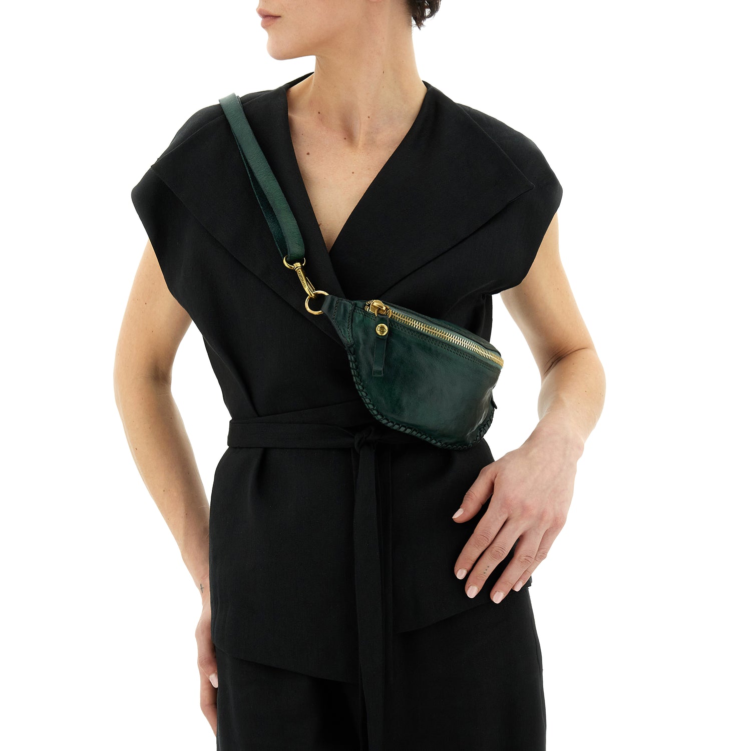 MINA GREEN belt bag by Campomaggi