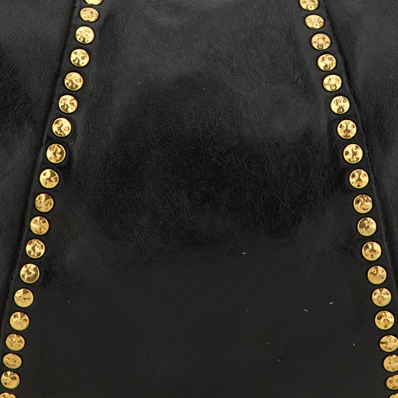 SOLE M BLACK STUDDED shoulder bag by Campomaggi