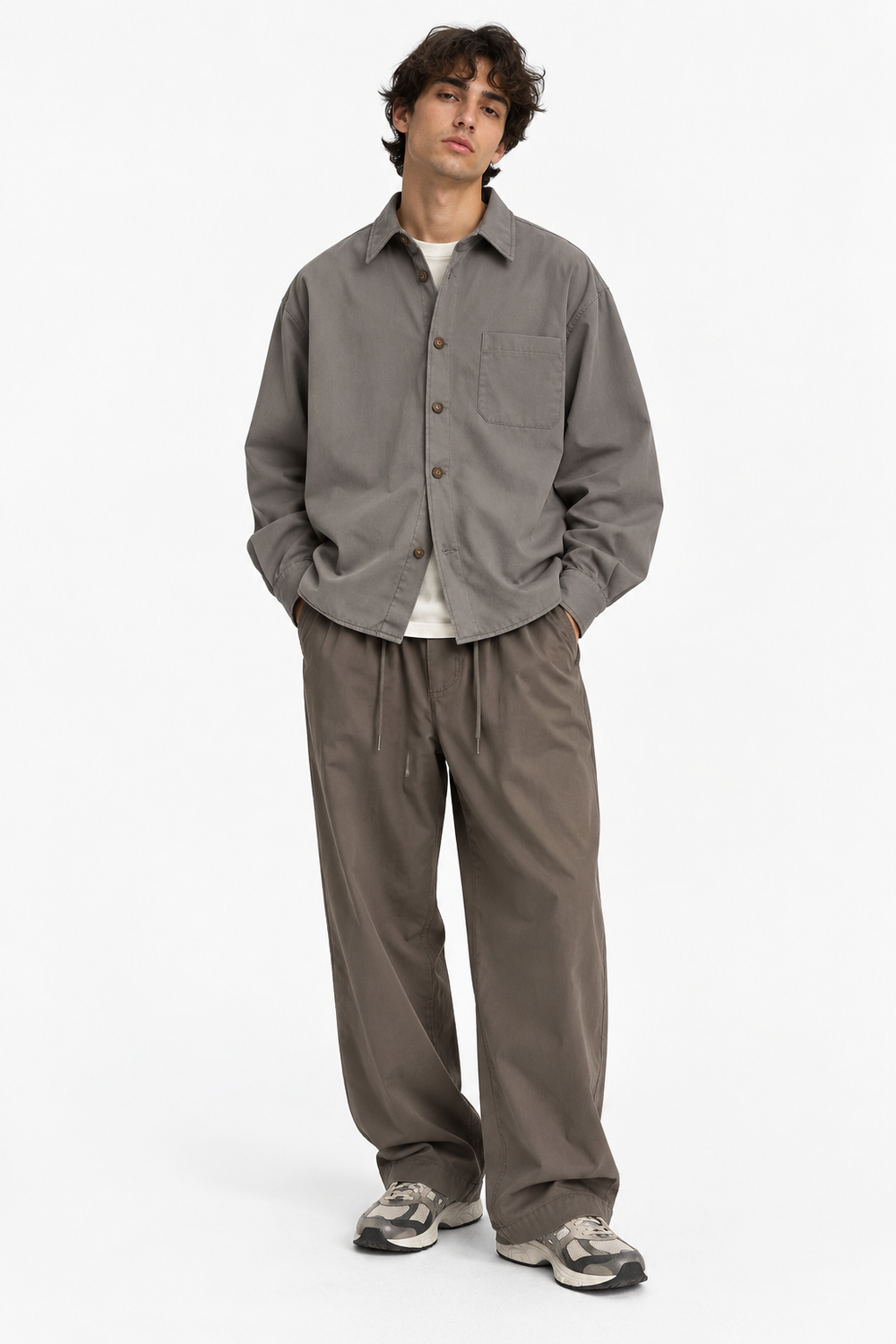 OWERSHIRT FUMI KAKI Jacket by Clan Upstairs Private Label