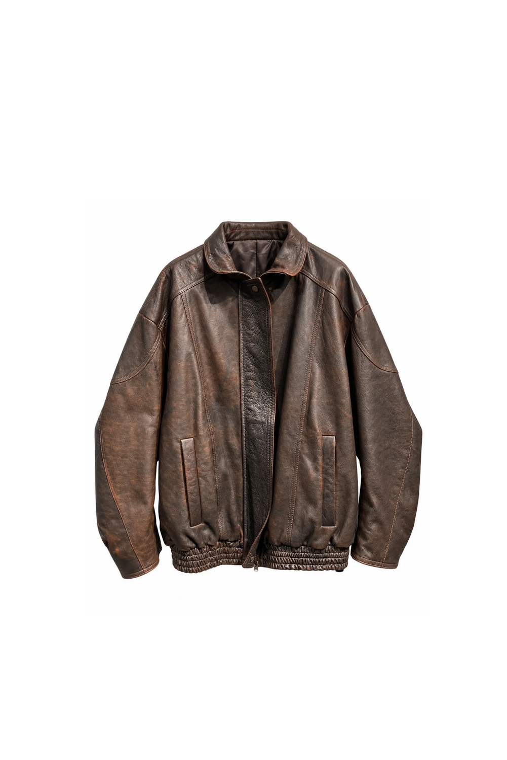 MEXI LEATHER BOMBER by Clan Upstairs Private Label