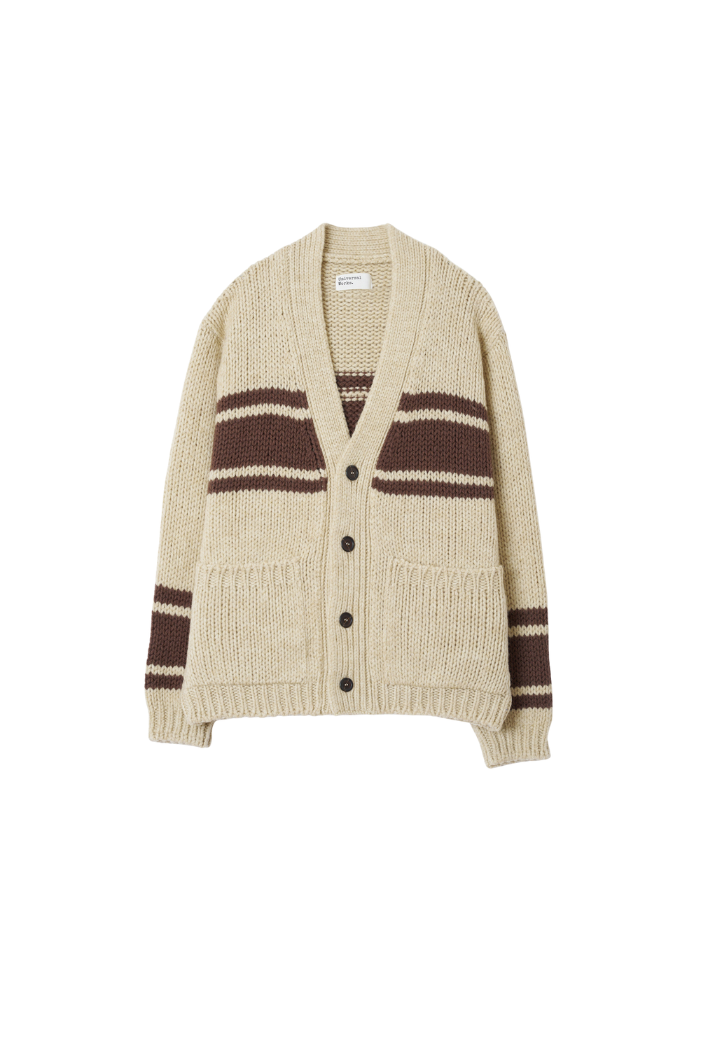 CHUNKY WOOL CARDIGAN by UNIVERSAL WORKS