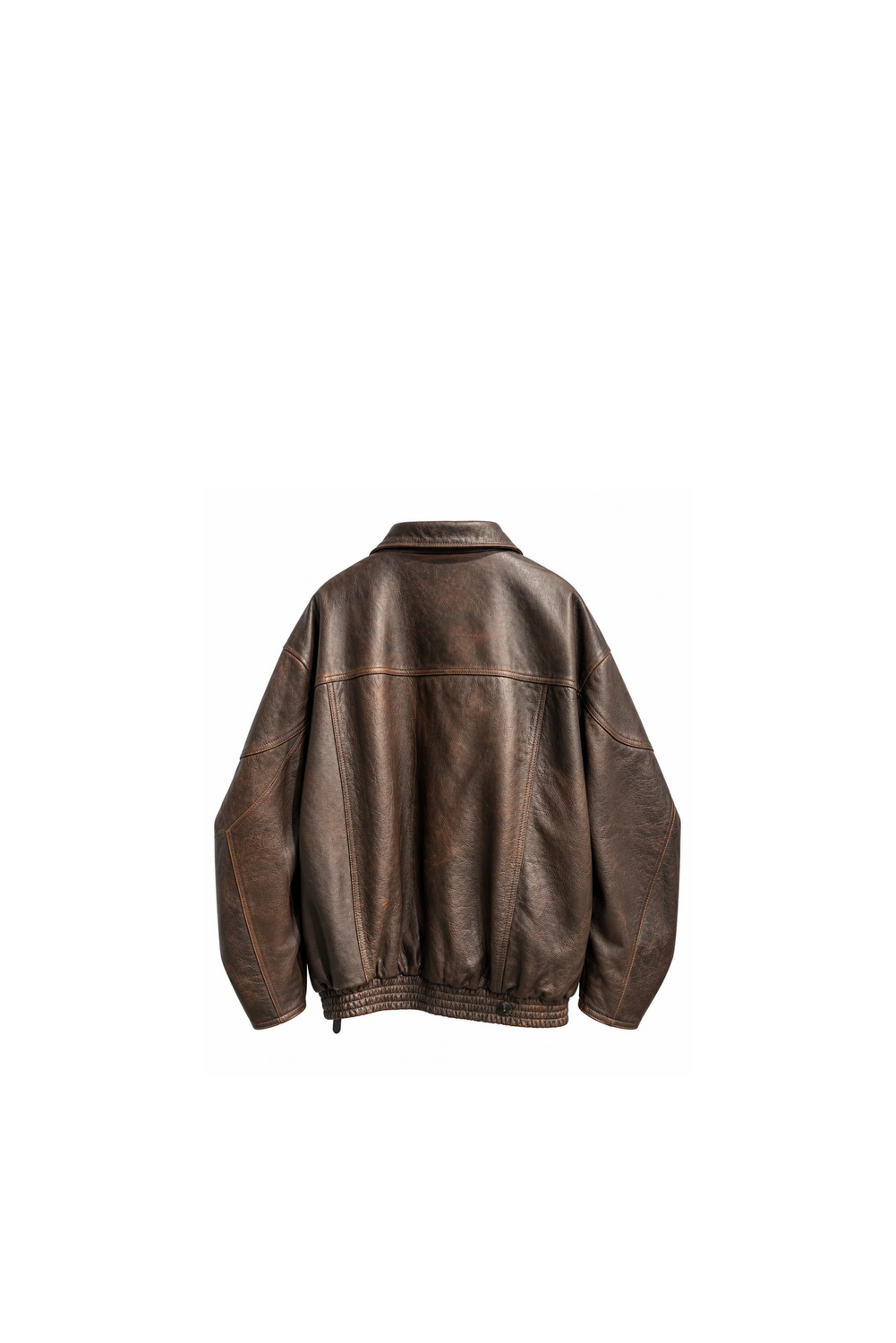 MEXI LEATHER BOMBER by Clan Upstairs Private Label