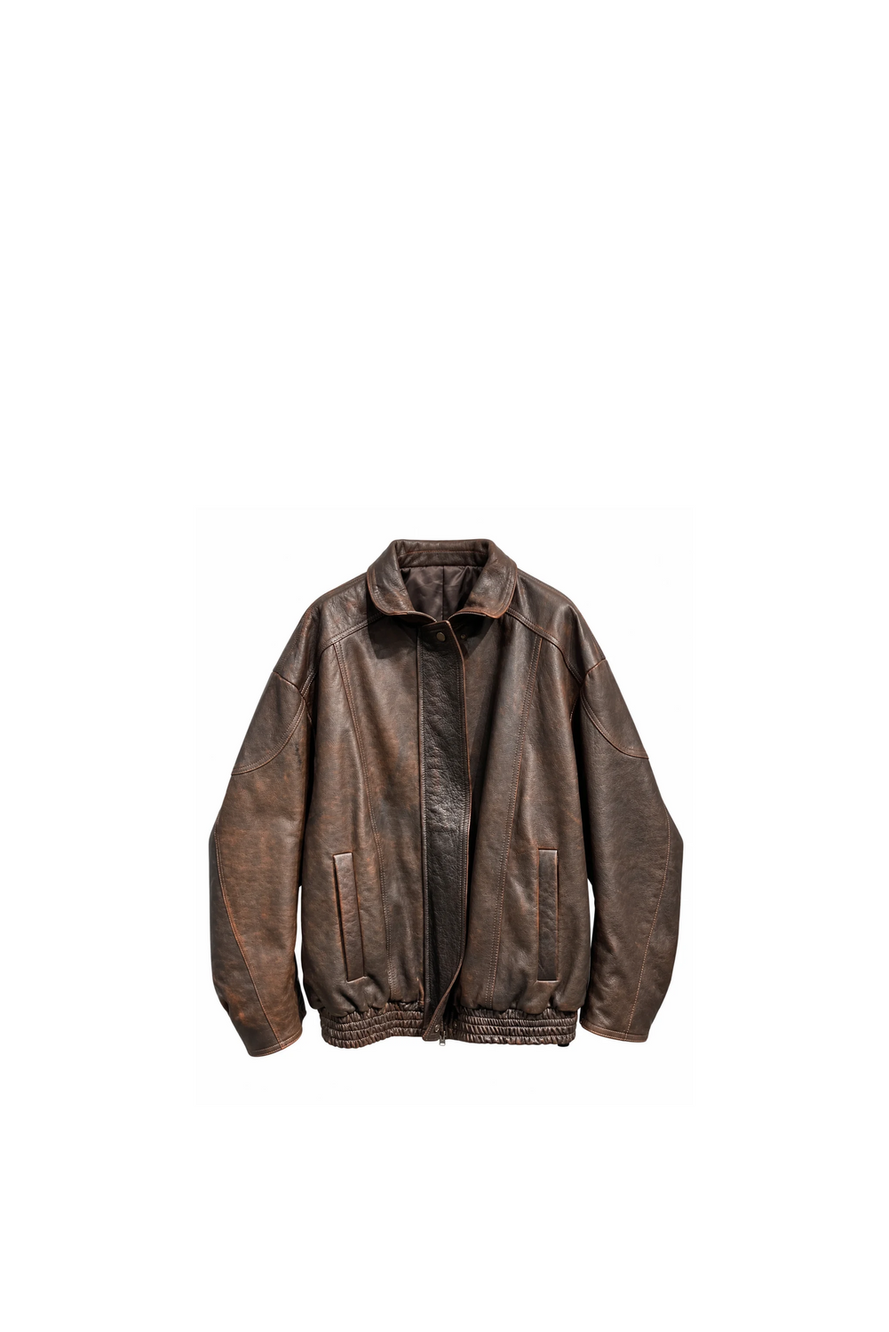 MEXI LEATHER BOMBER by Clan Upstairs Private Label