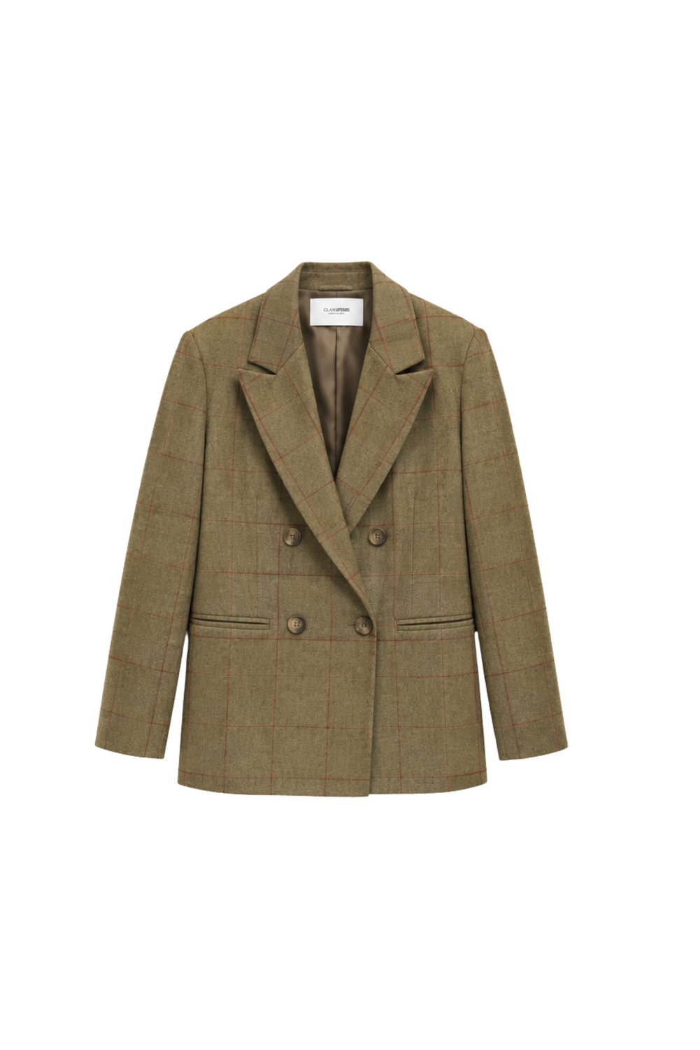 AMELIA DOUBLE-BREASTED BLAZER by Clan Upstairs Private Label