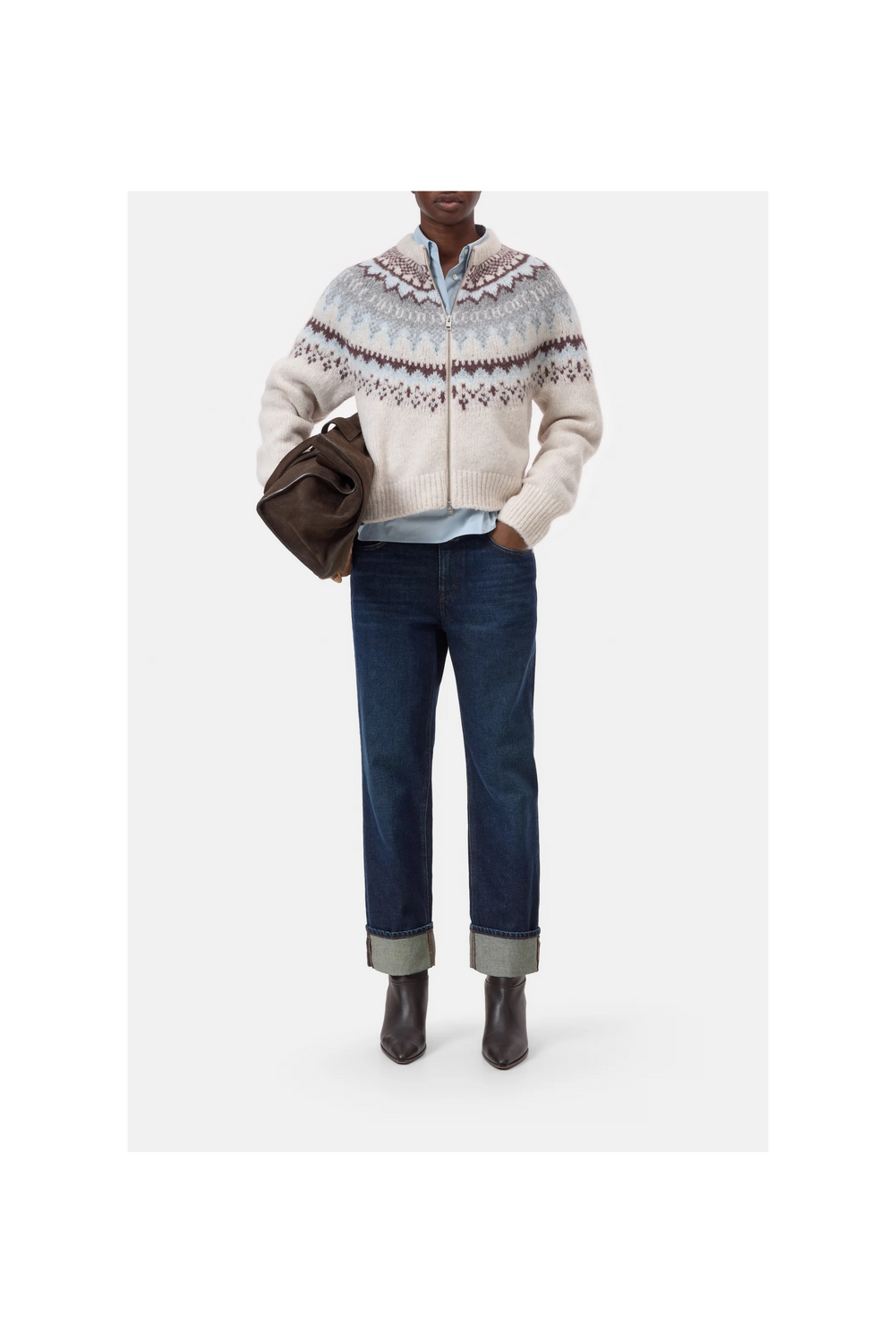 FAIR ISLE PULLOVER by CLOSED