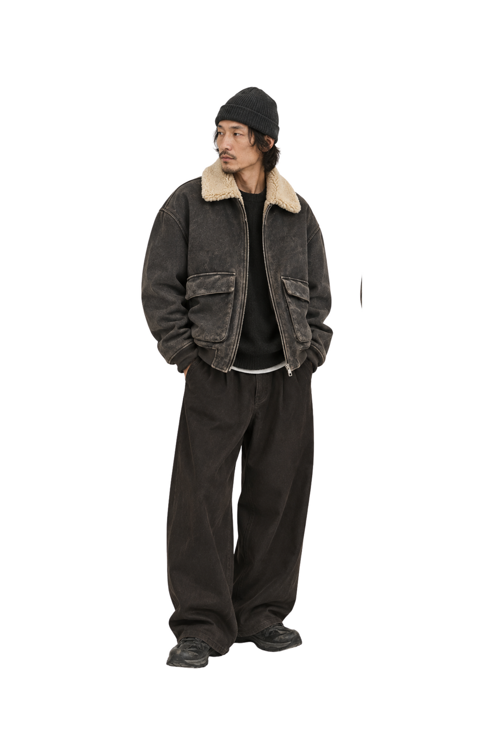 CRESPA BOMBER BY CLAN UPSTAIRS  PRIVATE LABEL