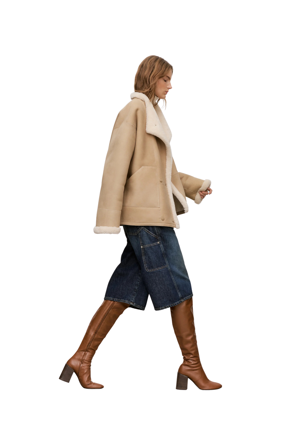 OVERSIZED SHEARLING JACKET by CLOSED