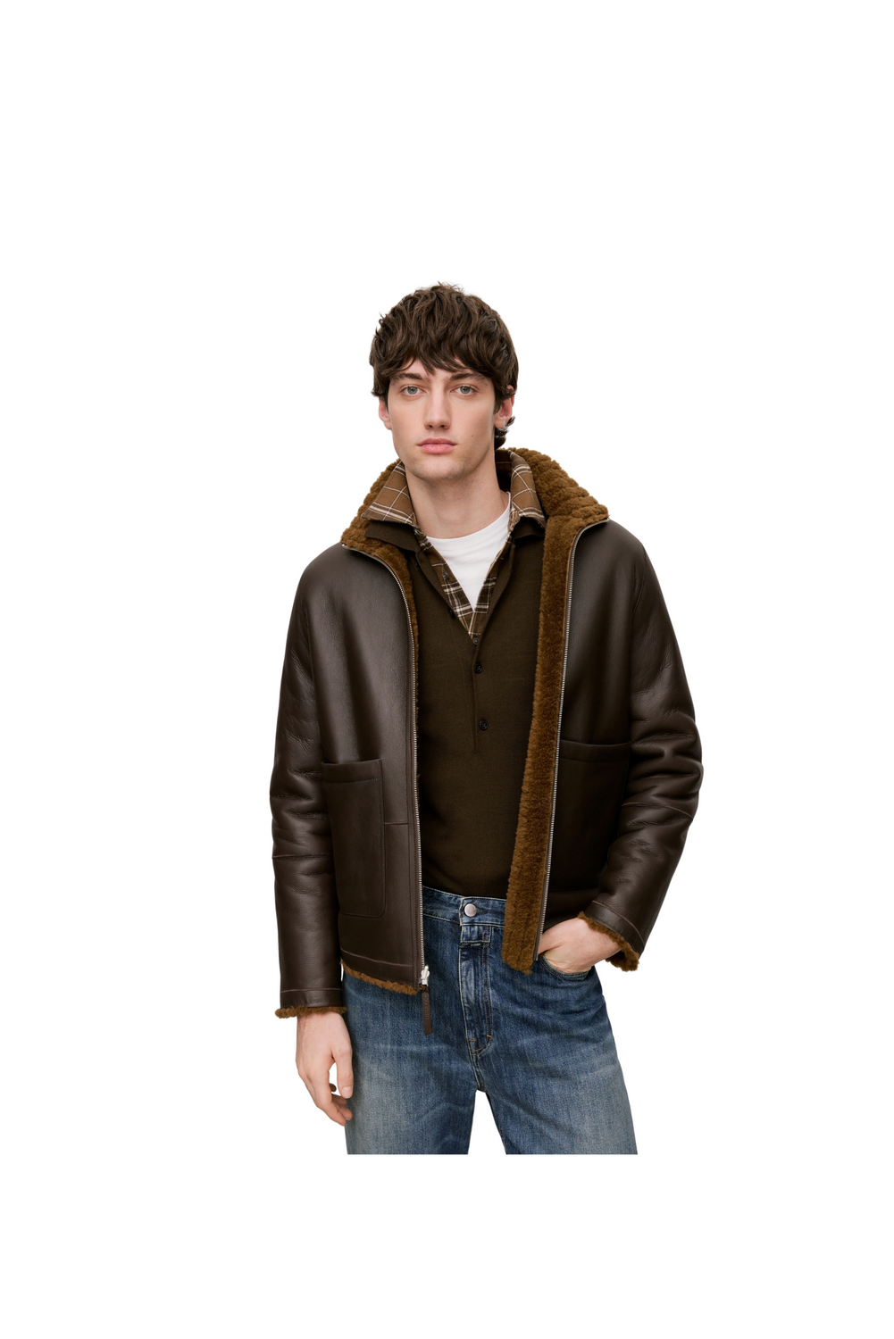 REVERSIBLE SHEARLING JACKET by CLOSED