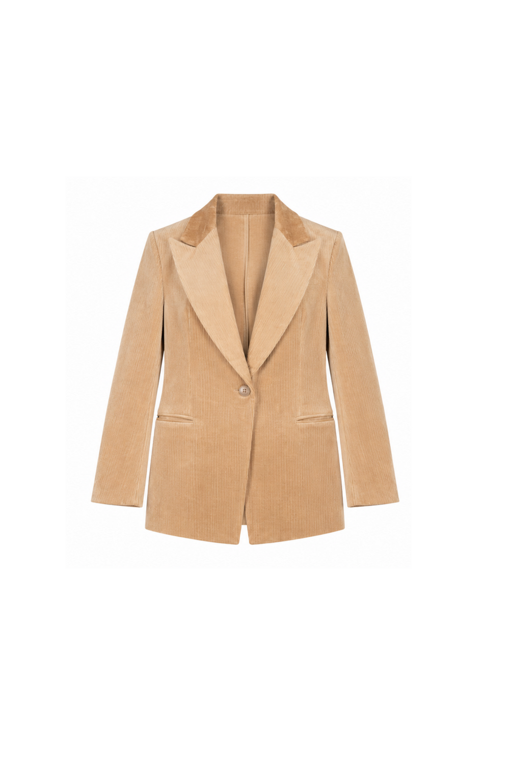 MARIE BEIGE Blazer by Clan Upstairs Private Label