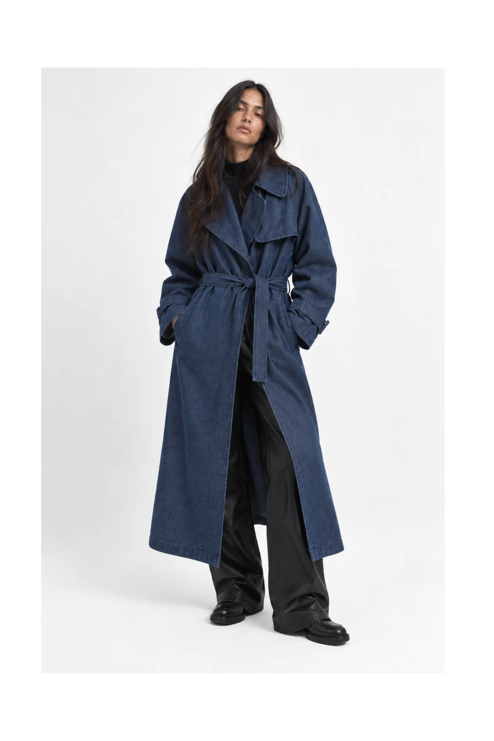 SUSAN DENIM TRENCH by Clan Upstairs Private Label
