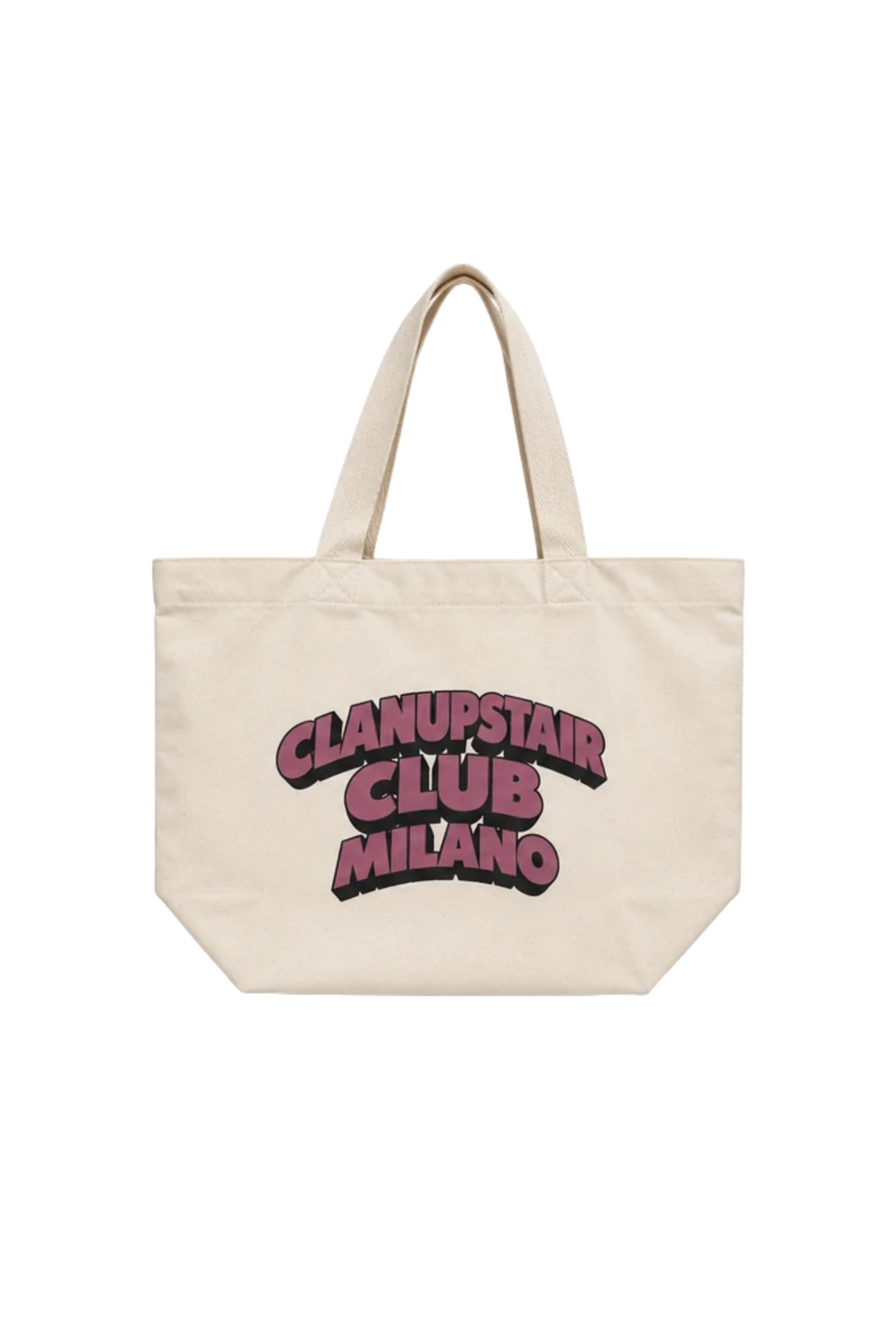 Shopping bag clan up stairs club