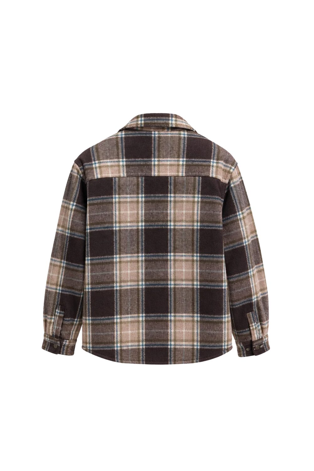 Padded check overshirt by Clan Upstair