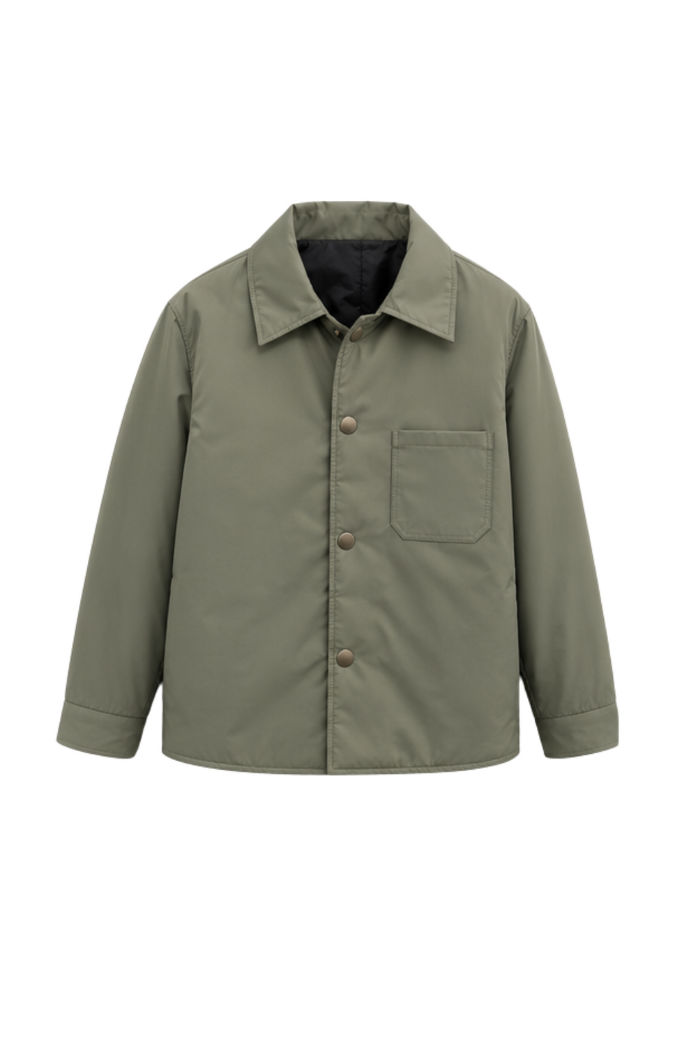 Padded camicia overshirt by clan upstairs