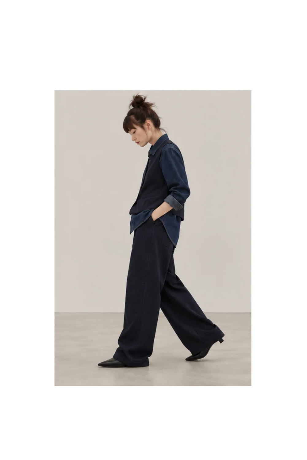MARTIN TROUSERS BLU by Clan Upstairs Private Label