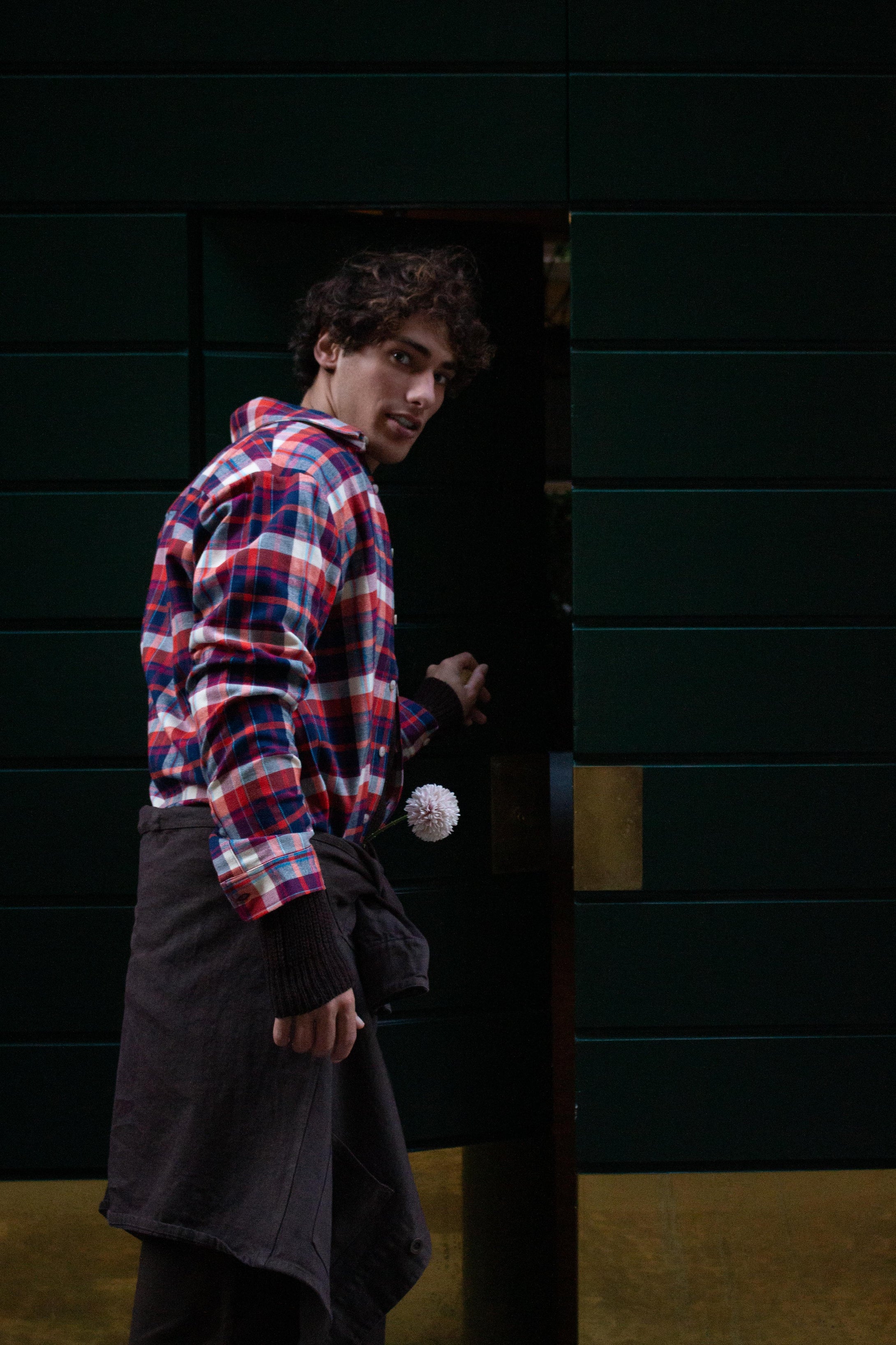 OWERSHIRT C/ROSSO Overshirt by Clan Upstairs Private Label