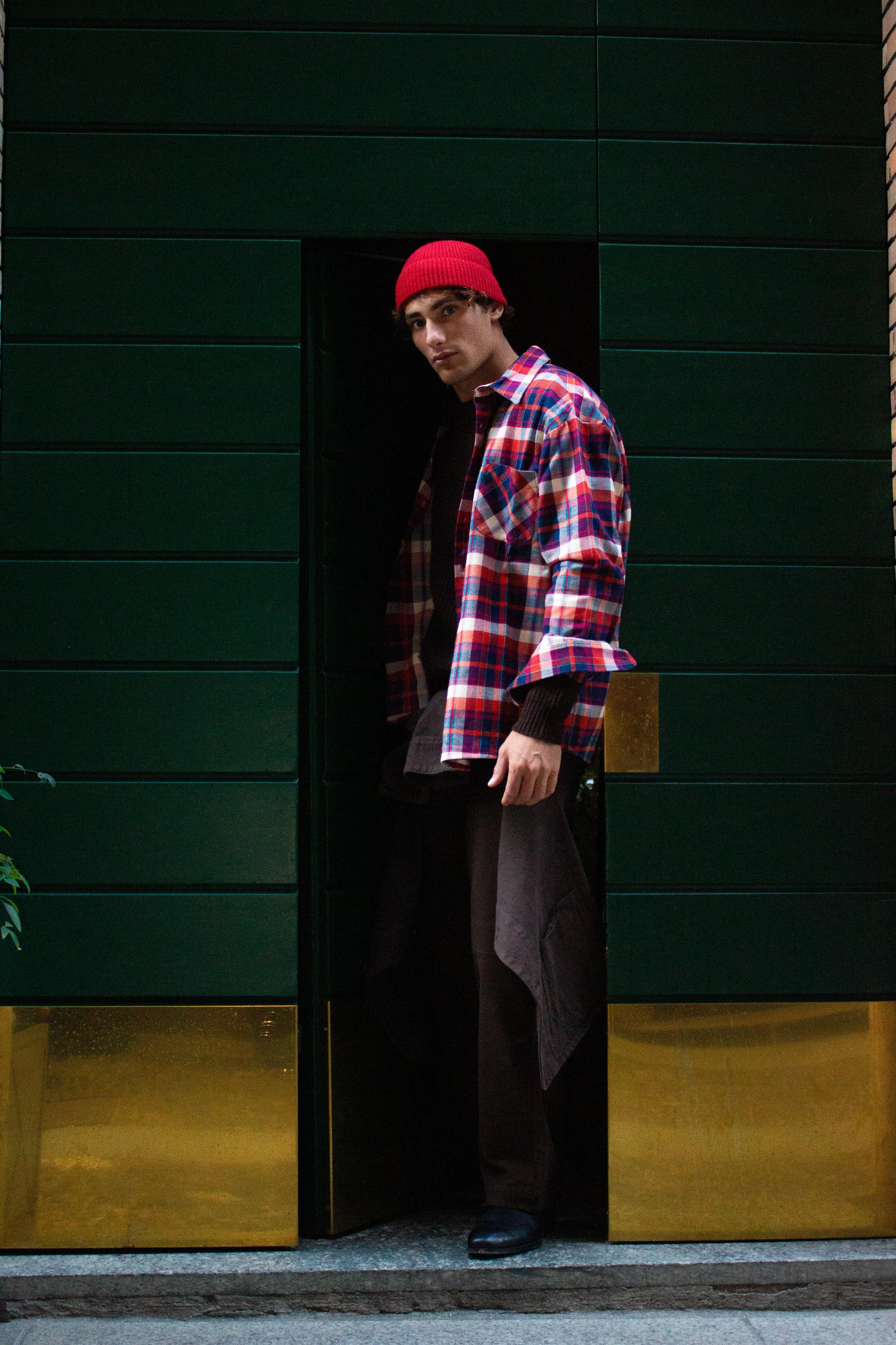 WOOL RED Beanie by Clan Upstairs Private Label