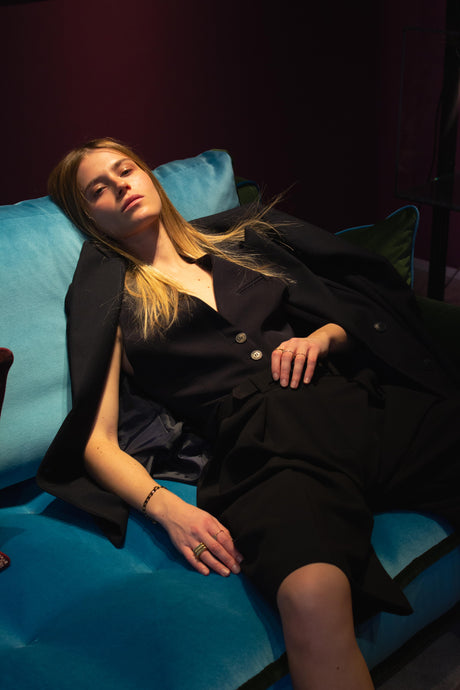 LOLA BLU Gilet by Clan Upstairs Private Label