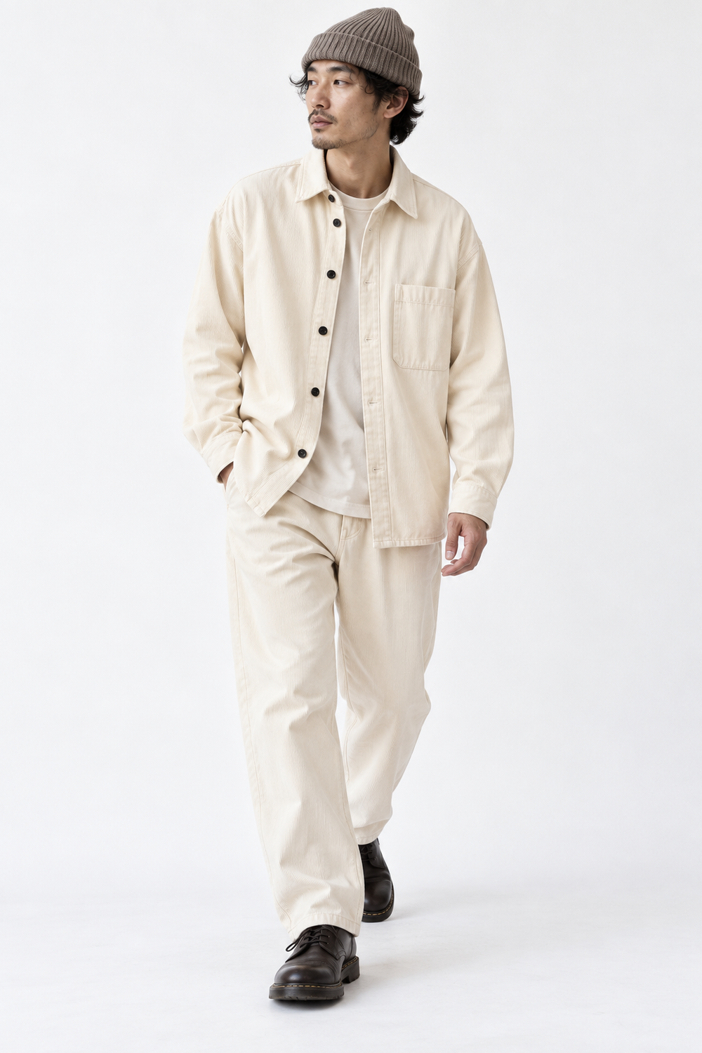 YURY VELVET WHITE Shirt by Clan Upstairs Private Label