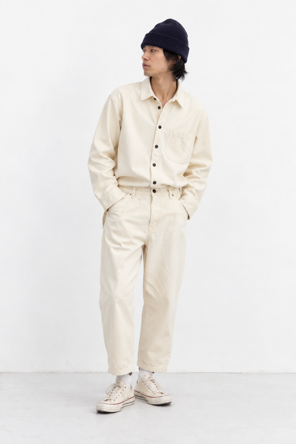 NEBARI VELVET WHITE Trousers by Clan Upstairs Private Label