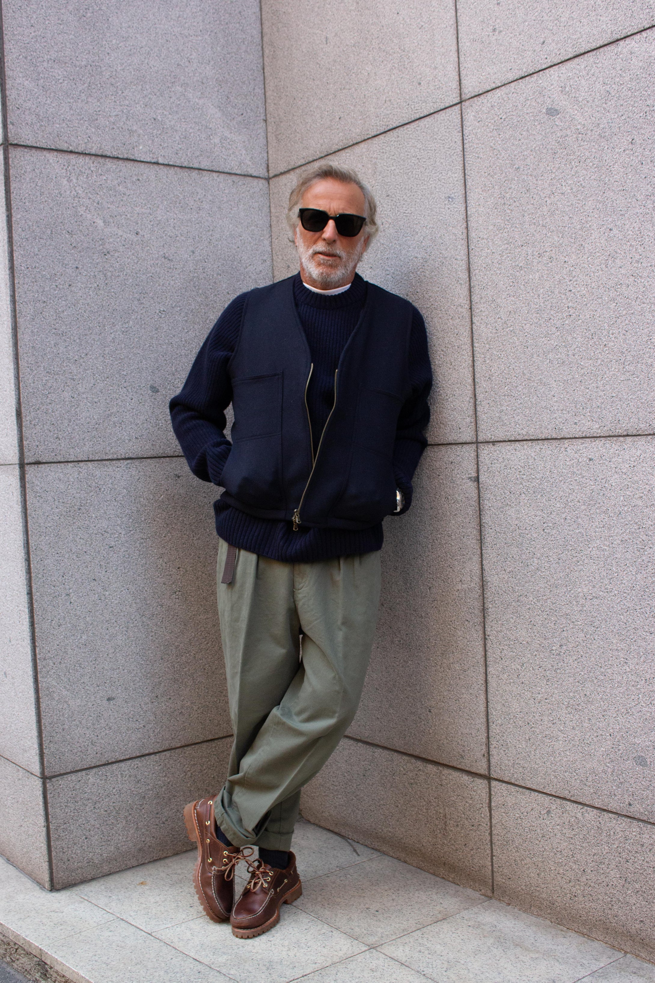 NEBARI VERDE Trousers by Clan Upstairs Private Label