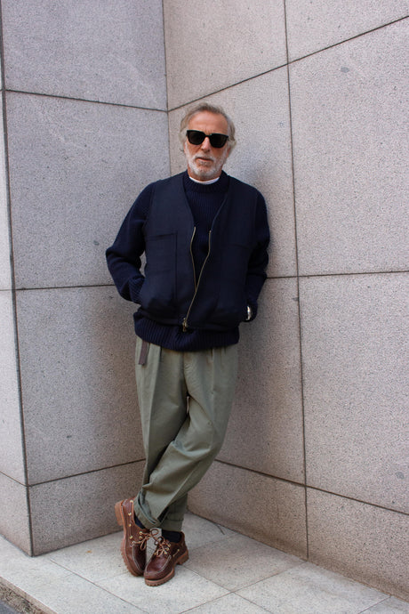 NEBARI VERDE Trousers by Clan Upstairs Private Label